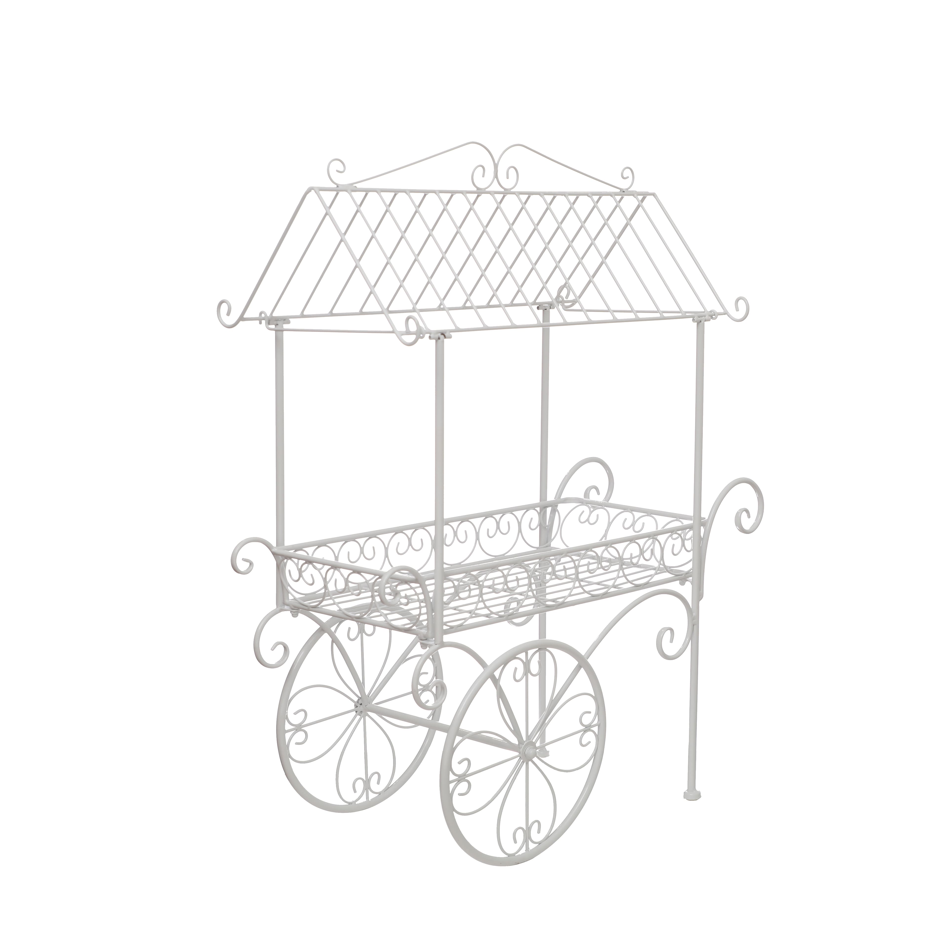 31.5&#x22; White Iron Cart by Ashland&#xAE;