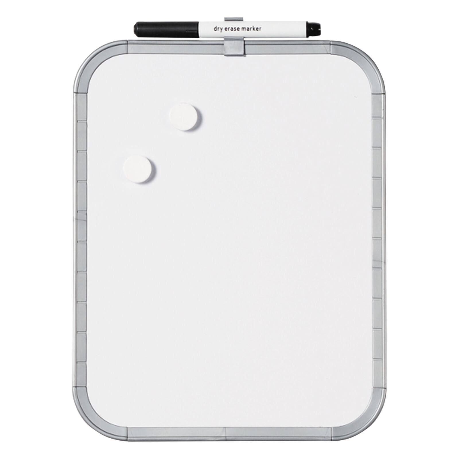 MasterVision® Dry Erase Board with White Frame, 11" x 14