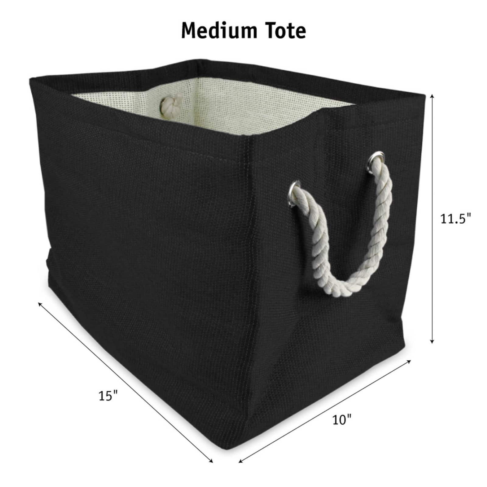 DII® 10" Solid Gray Rectangle Paper Basket