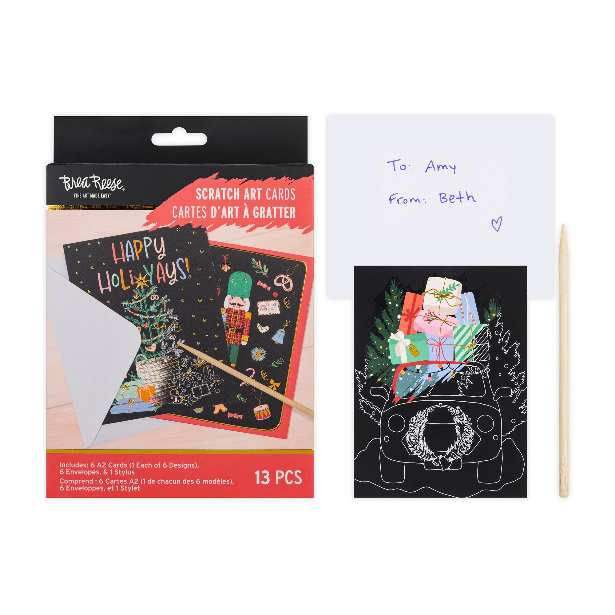 Brea Reese&#x2122; Holi-Yays Scratch Art Card Kit