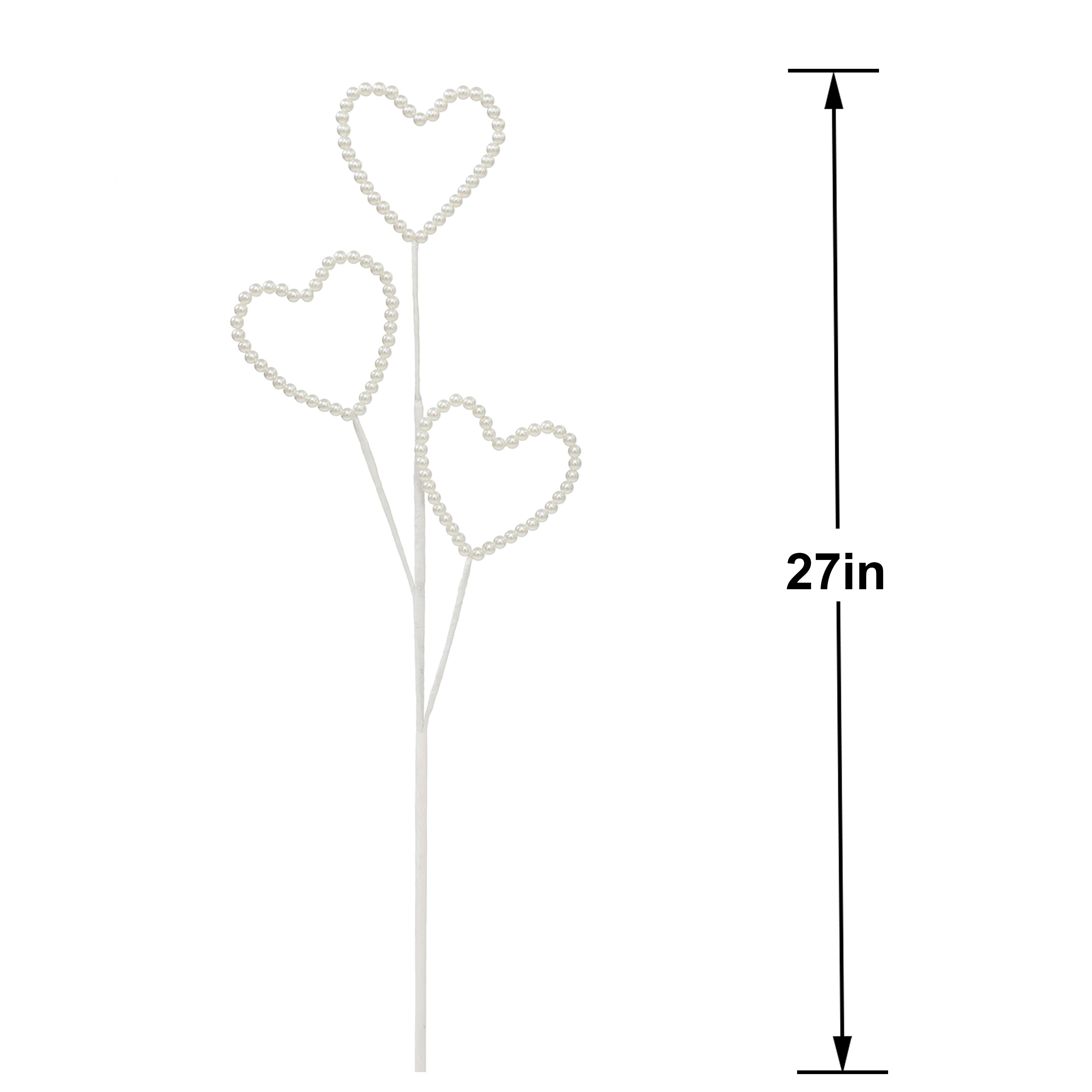 27&#x22; Beaded Heart Stem by Ashland&#xAE;