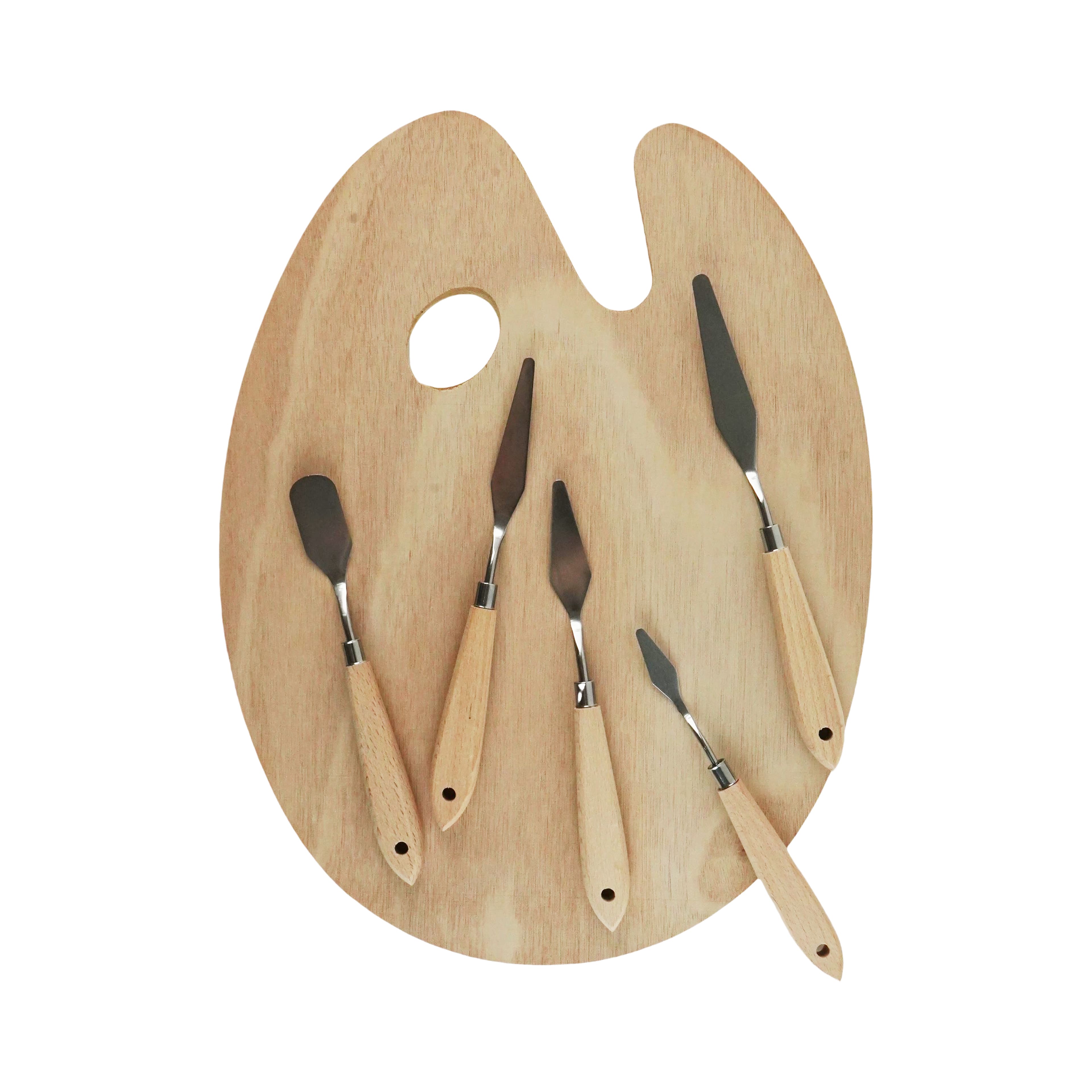 Wood Paint Palette &#x26; Knife Set by Artist&#x27;s Loft&#xAE;