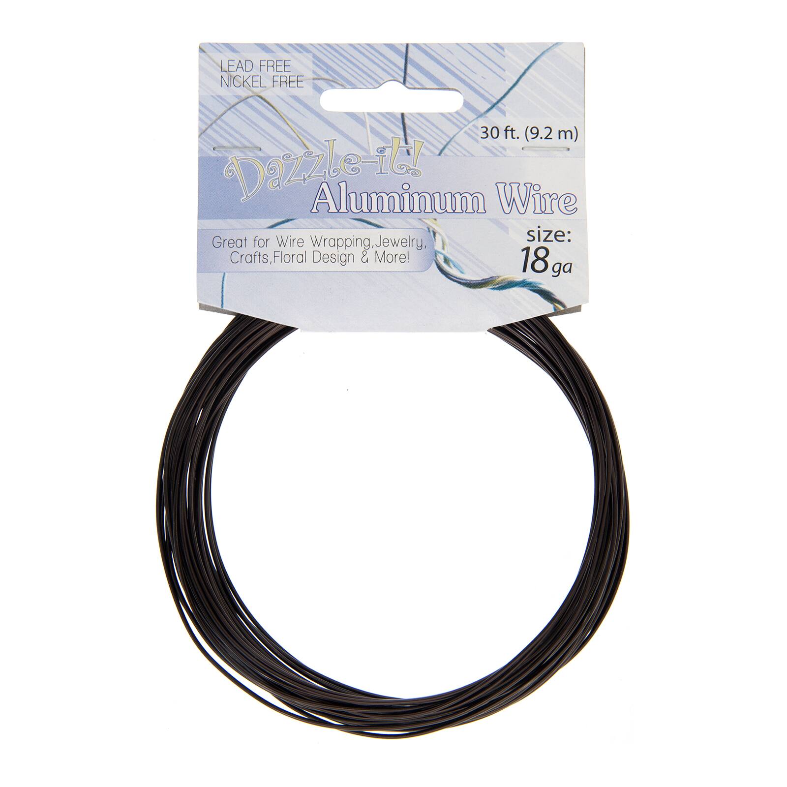 John Bead 18 Gauge Aluminum Jewelry Wire, 30ft.