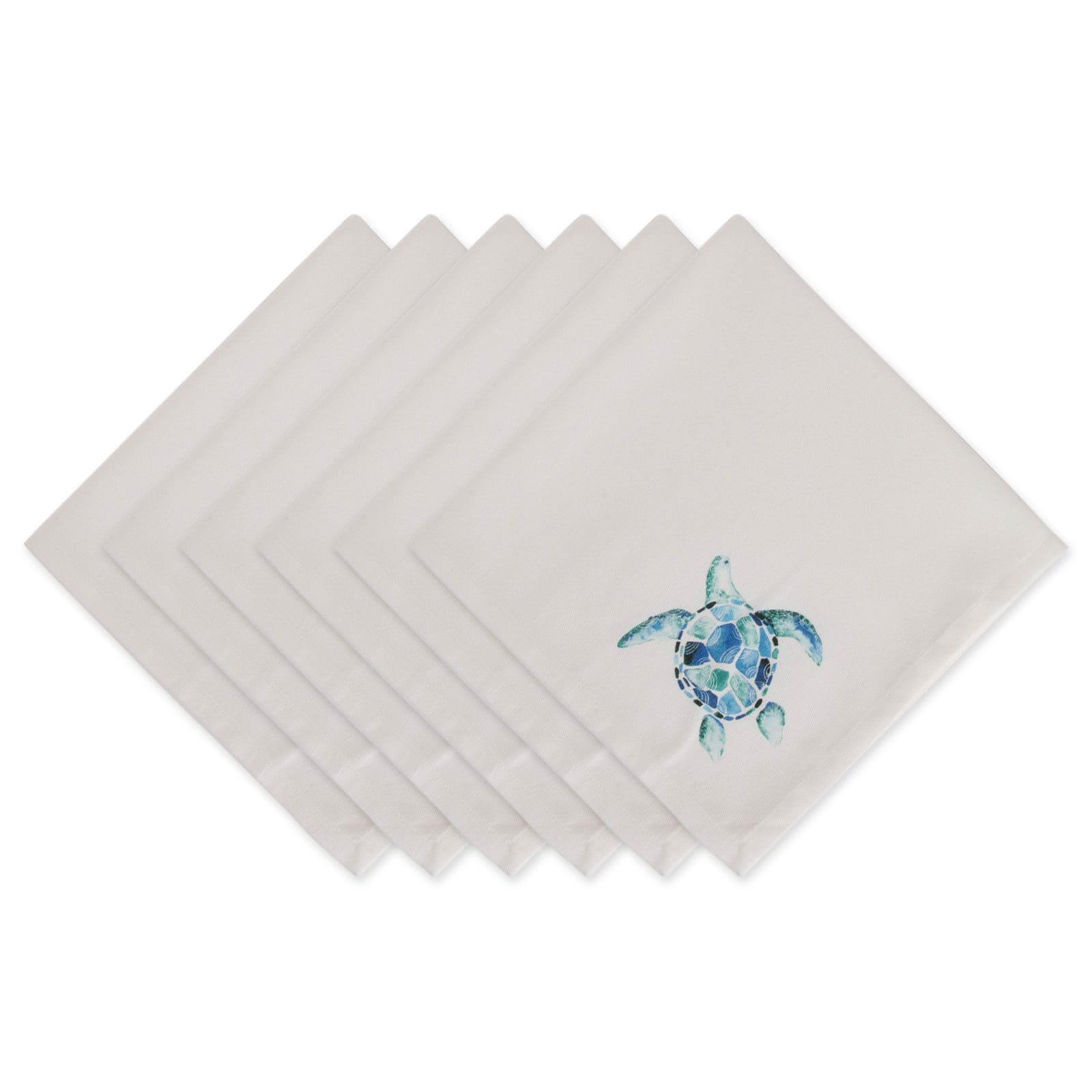 DII&#xAE; Turquoise Turtle Cloth Dinner Napkins, 6ct.