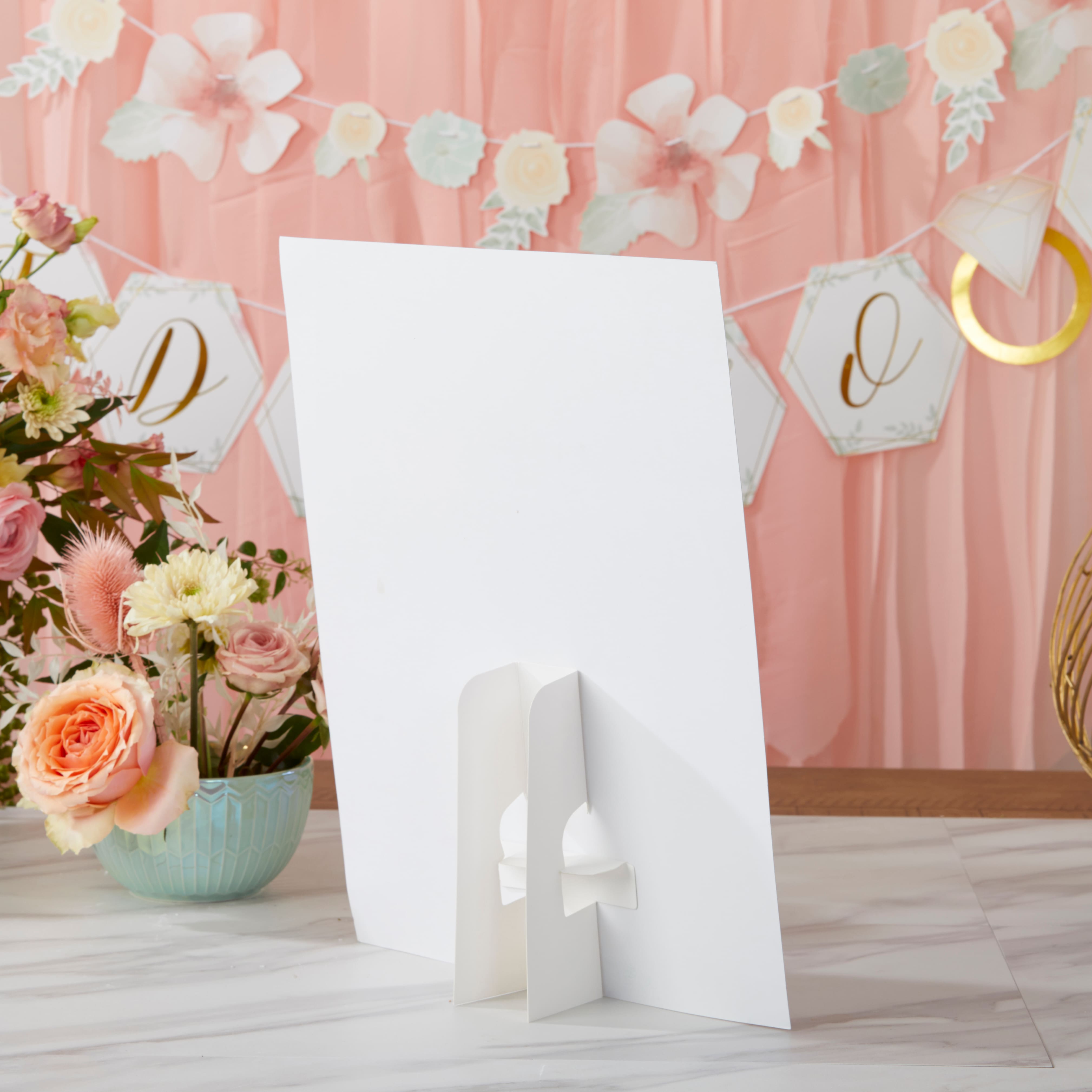 Kate Aspen&#xAE; Geometric Floral Bridal Shower Party D&#xE9;cor Kit with Gold Foil