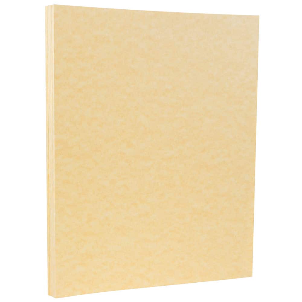 JAM Paper 8.5" x 11" Parchment Cardstock, 50 Sheets