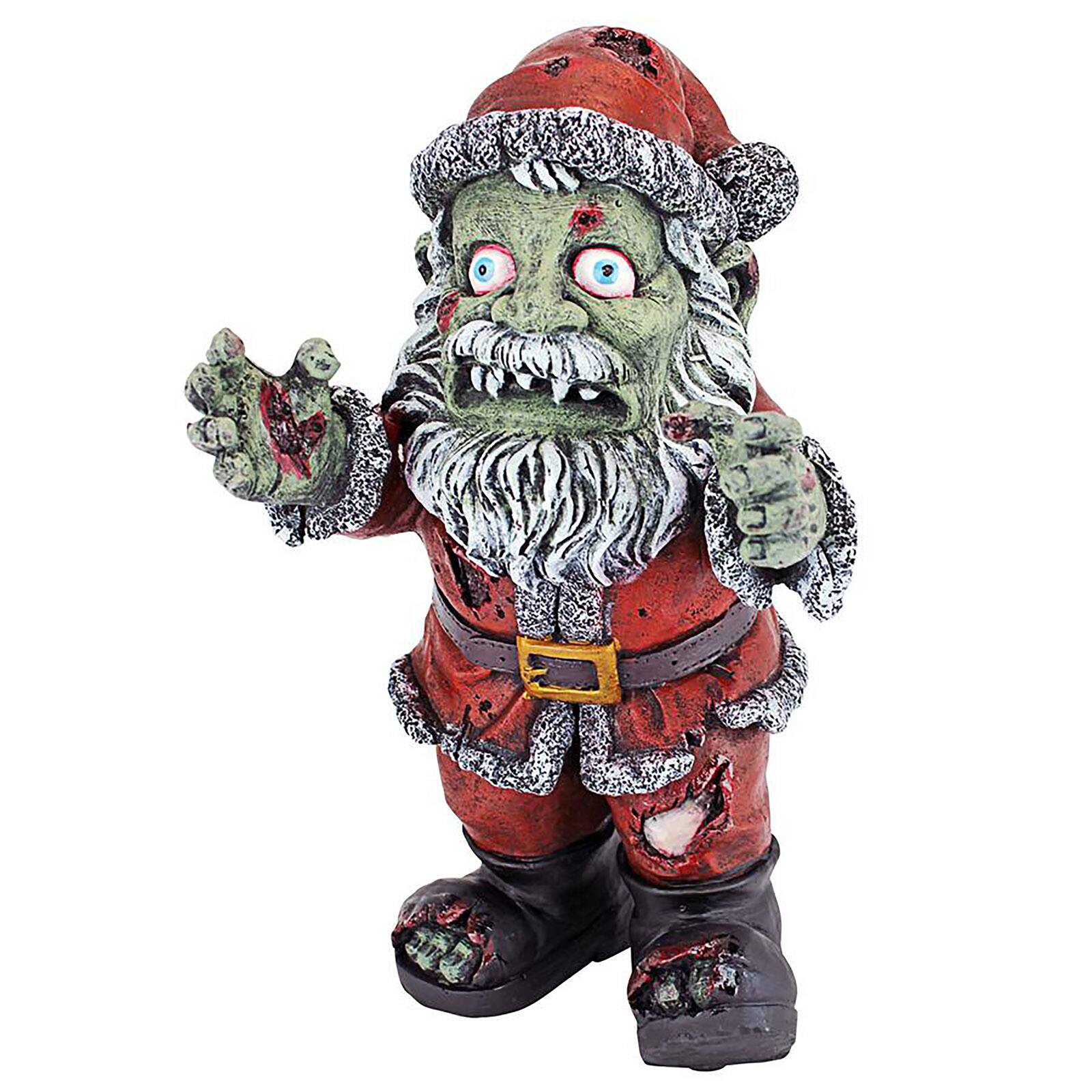 Design Toscano 13" Zombie Claus Holiday Statue
