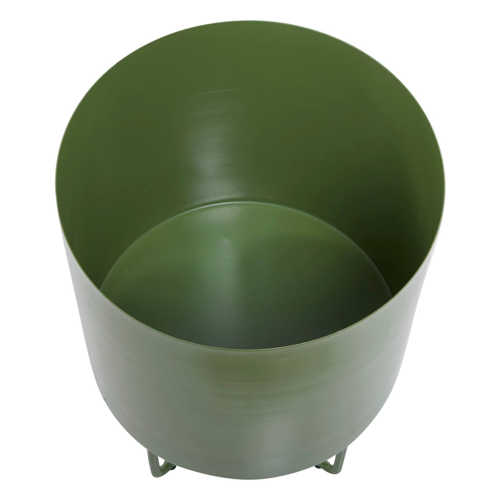Green Modern Planter, Set of 2&#x22; 16&#x22;, 13&#x22;