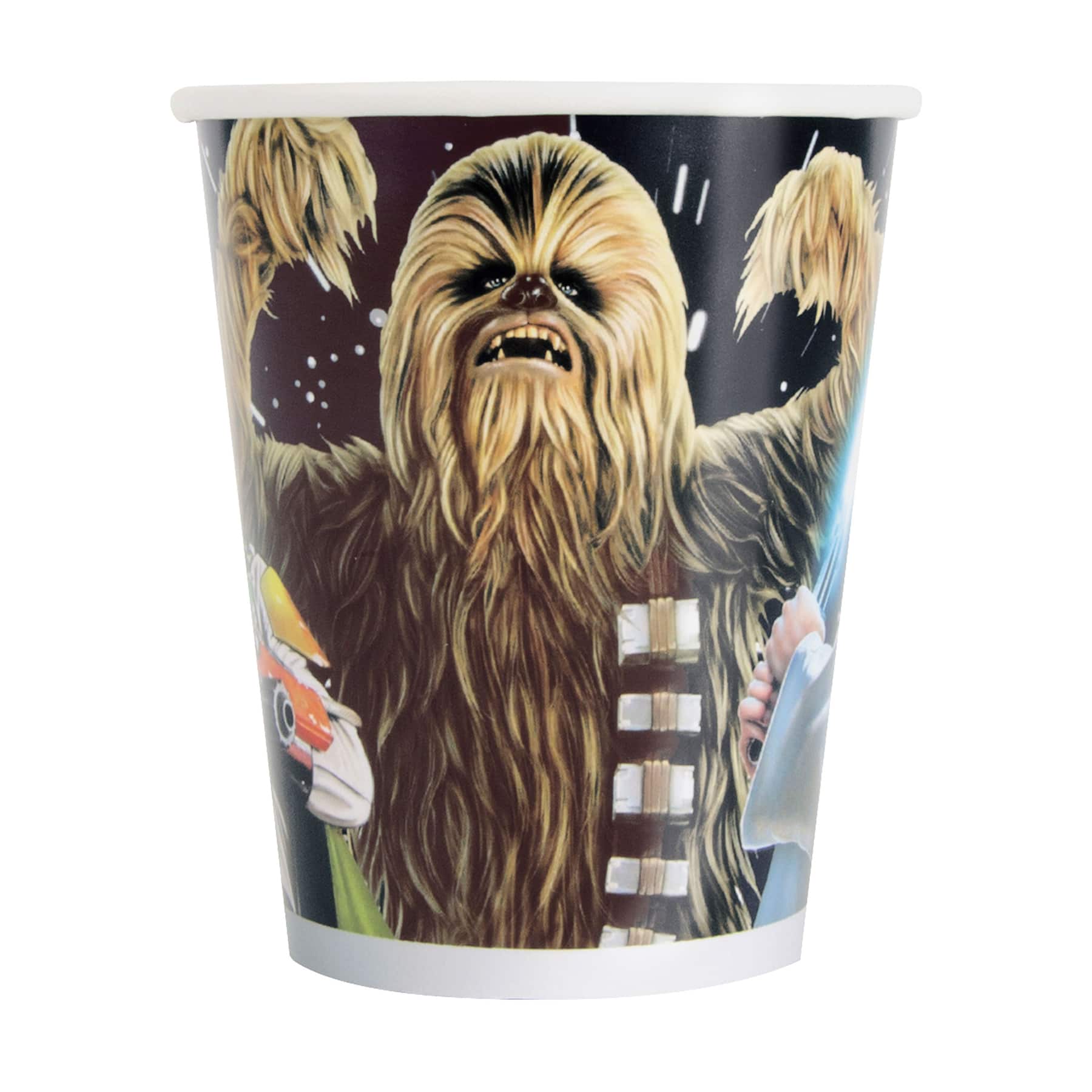 PACKAGE OF 8 STAR WARS BIRTHDAY PARTY PAPER CUPS 