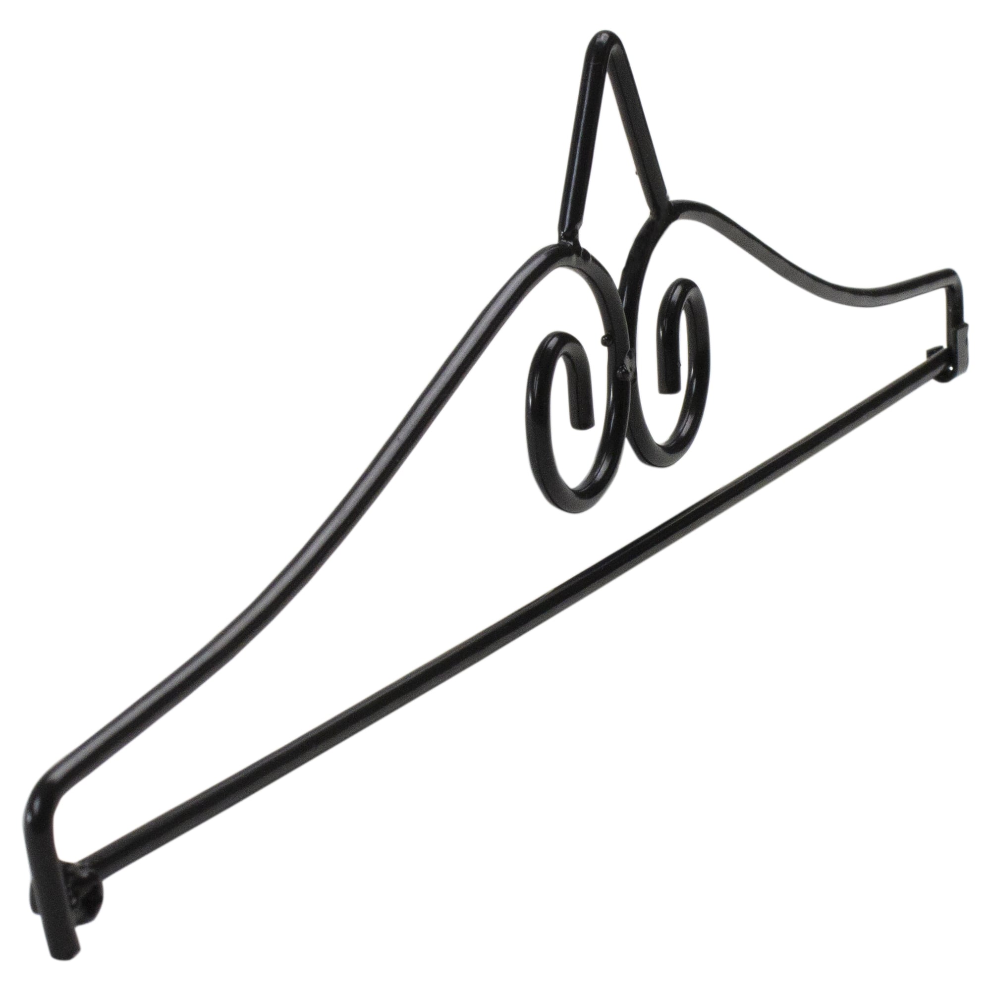 14.5&#x22; Black Metal Garden Flag Hanger
