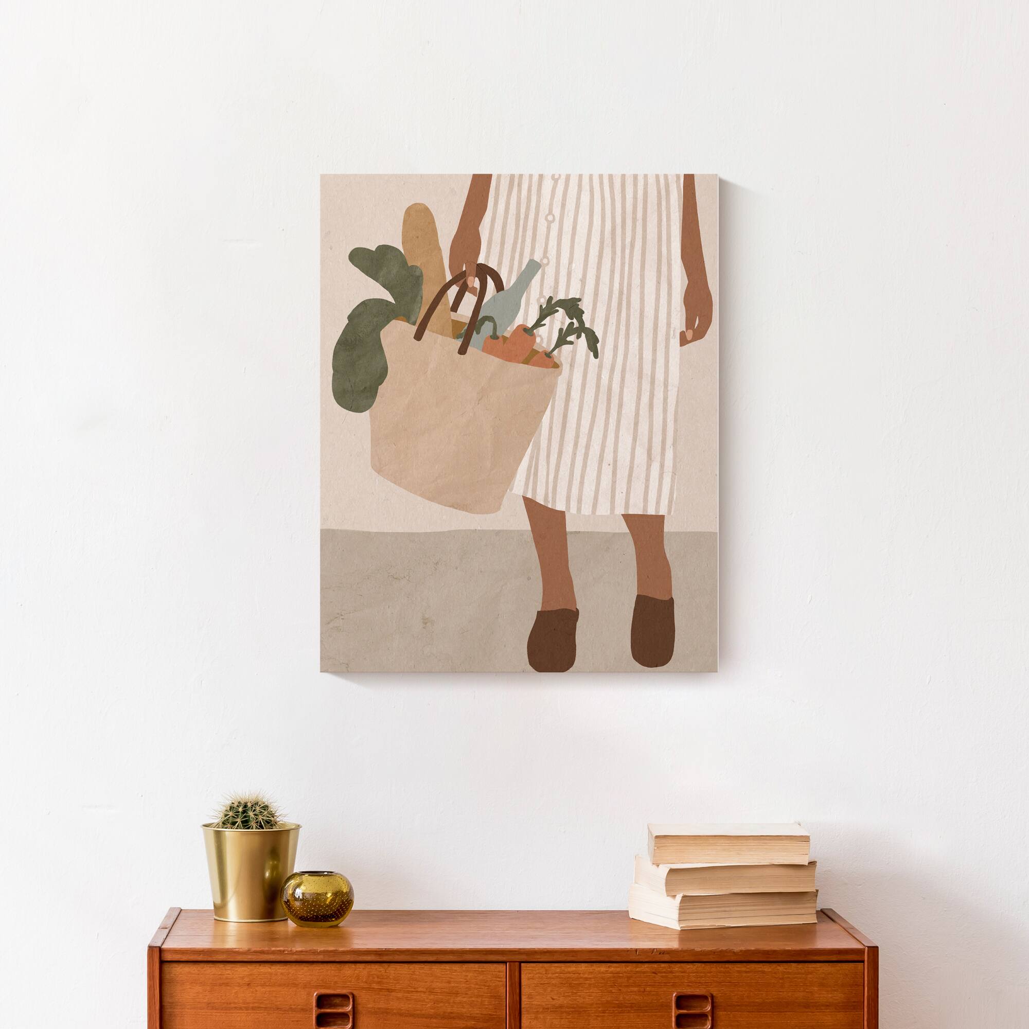 Farmers Market 16&#x22; x 20&#x22; Canvas Wall Art