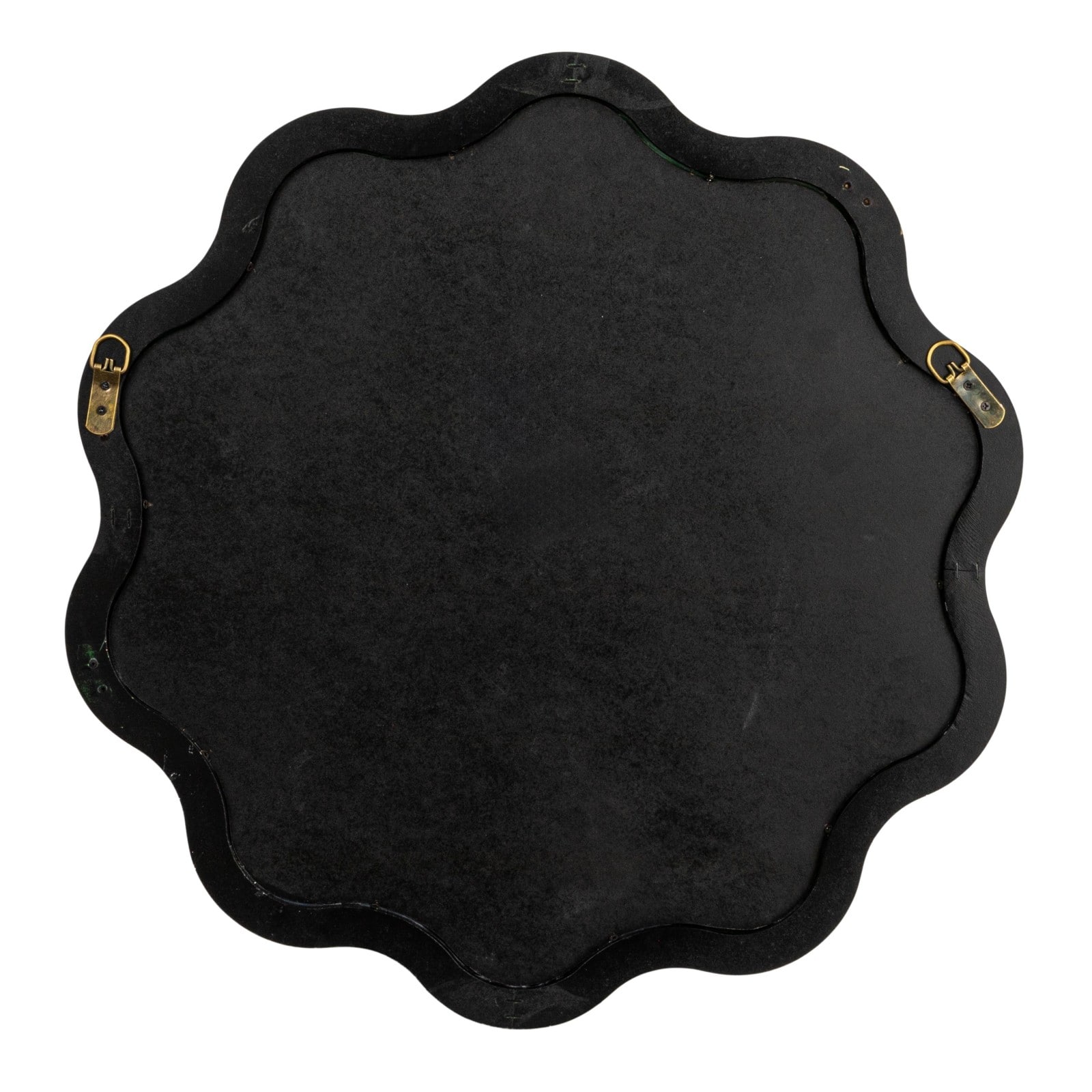 Hello Honey® 23.75" Green Scalloped Wavy Wall Mirror