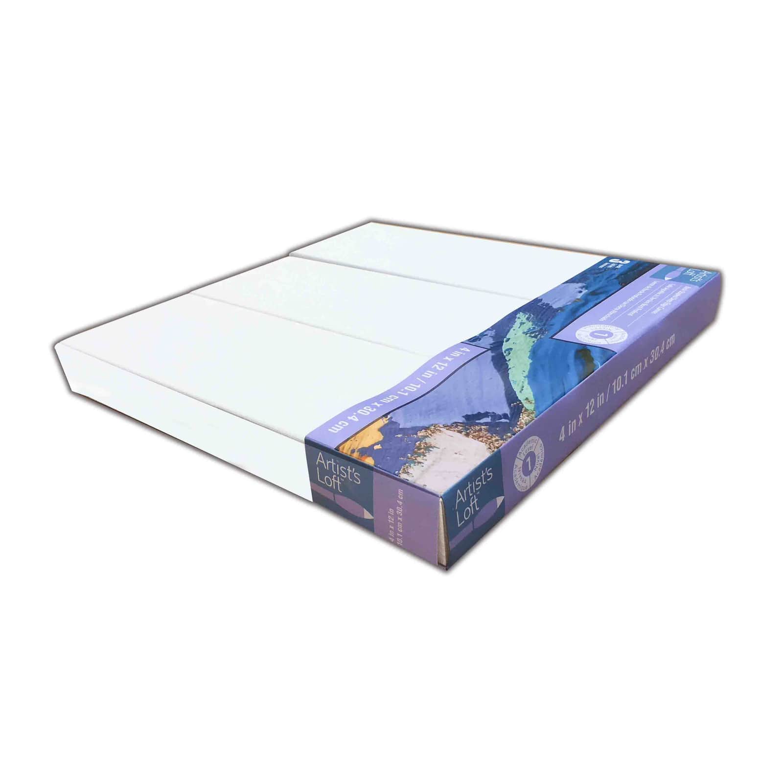 3 Pack Level 1 4" x 12" Deco Canvas by Artist's Loft®