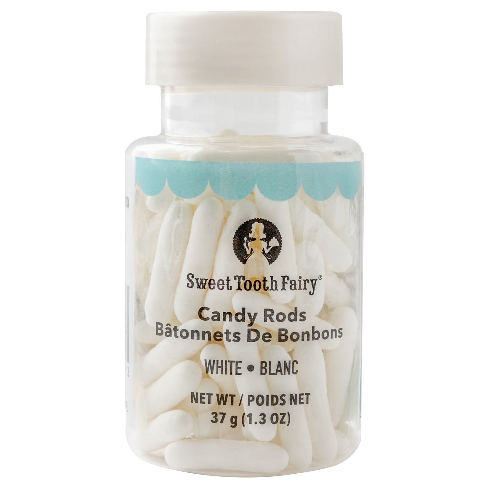 Bonbons en forme de tige blancs de Sweet Tooth Fairy