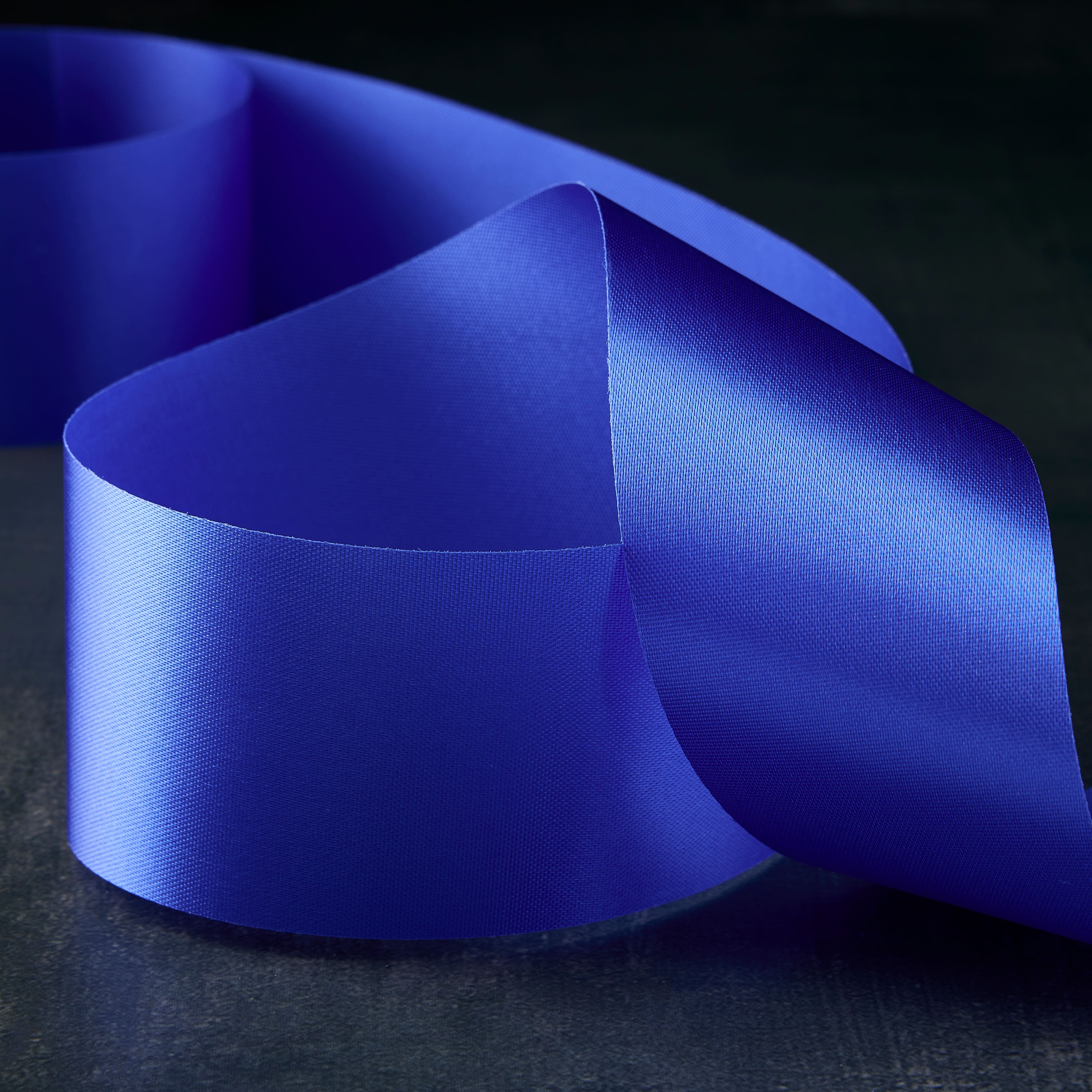 3/8 x 15 yd. Satin Ribbon by Celebrate It 360? in Navy Blue | 0.375 x 15yd | Michaels