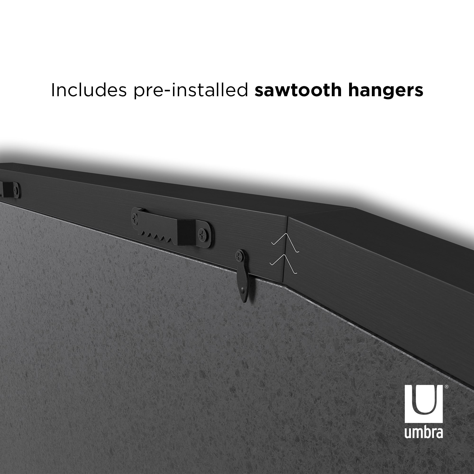 Umbra Black Medium T-Shirt Frame Display