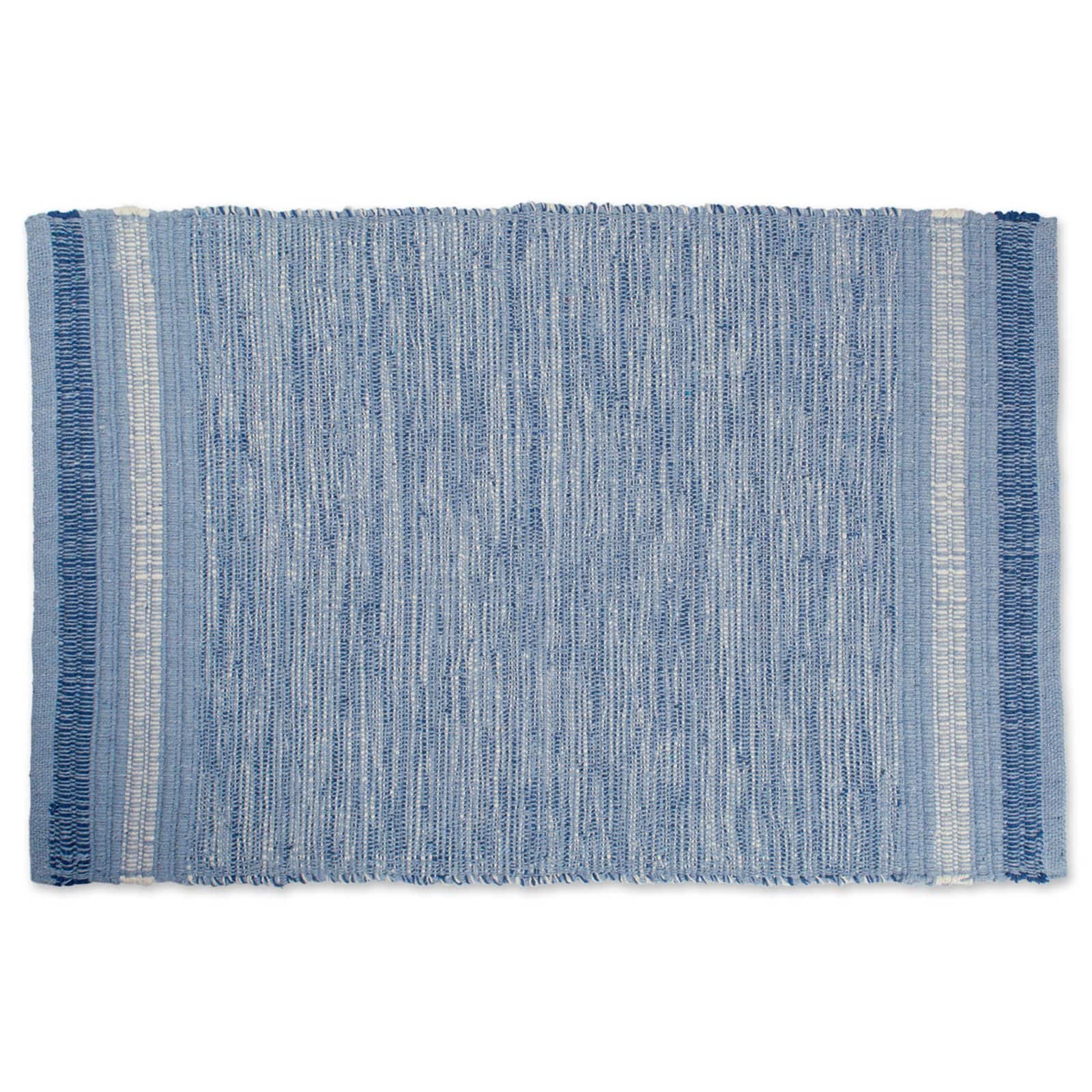 DII&#xAE; Variegated Blue Recycled Yarn Rug, 2ft. x 3ft.