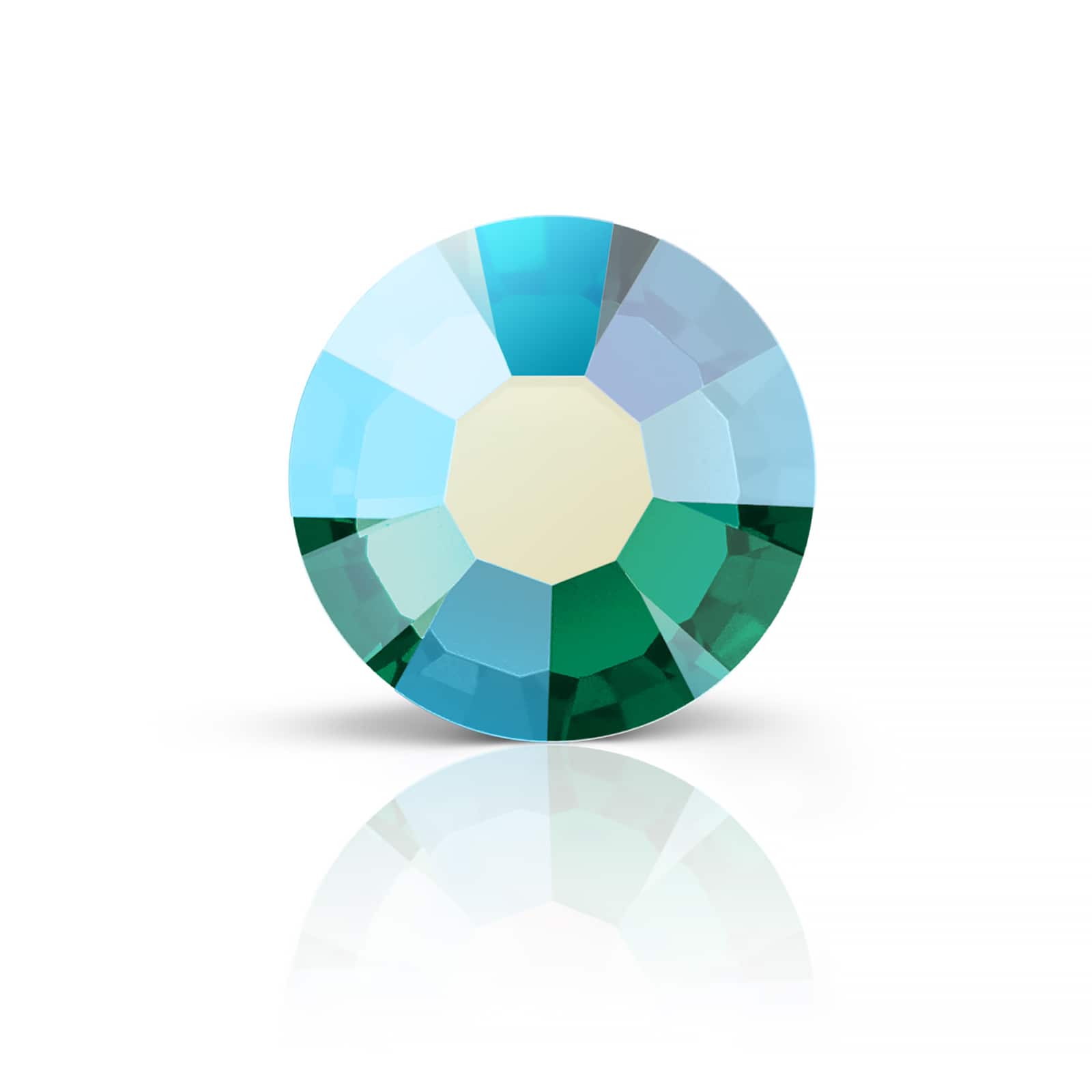 Preciosa MAXIMA SS20 Aurora Borealis Flatback Czech Crystals, 144ct.