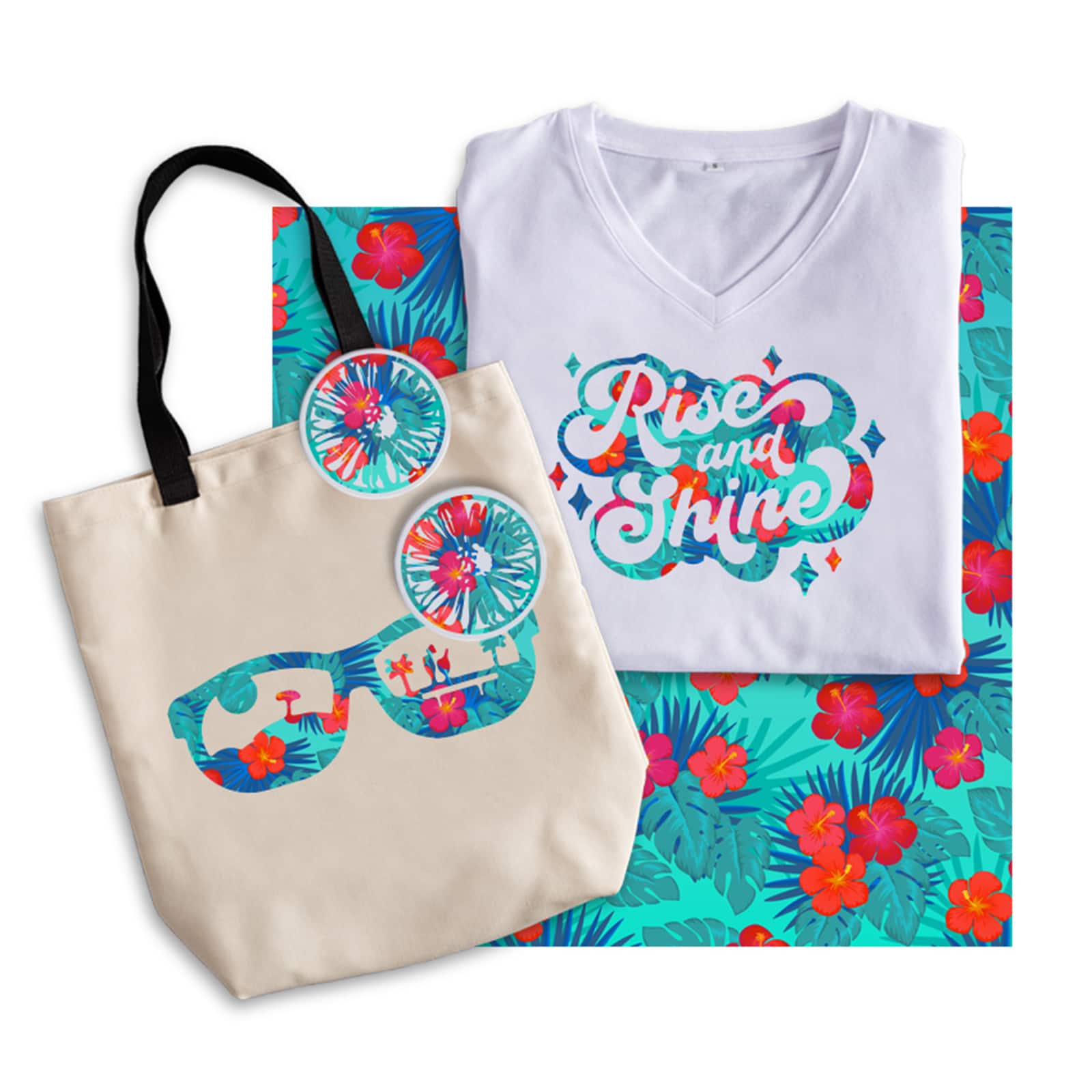 Cricut® Infusible Ink™ Transfer Sheet Patterns, Tropical Floral