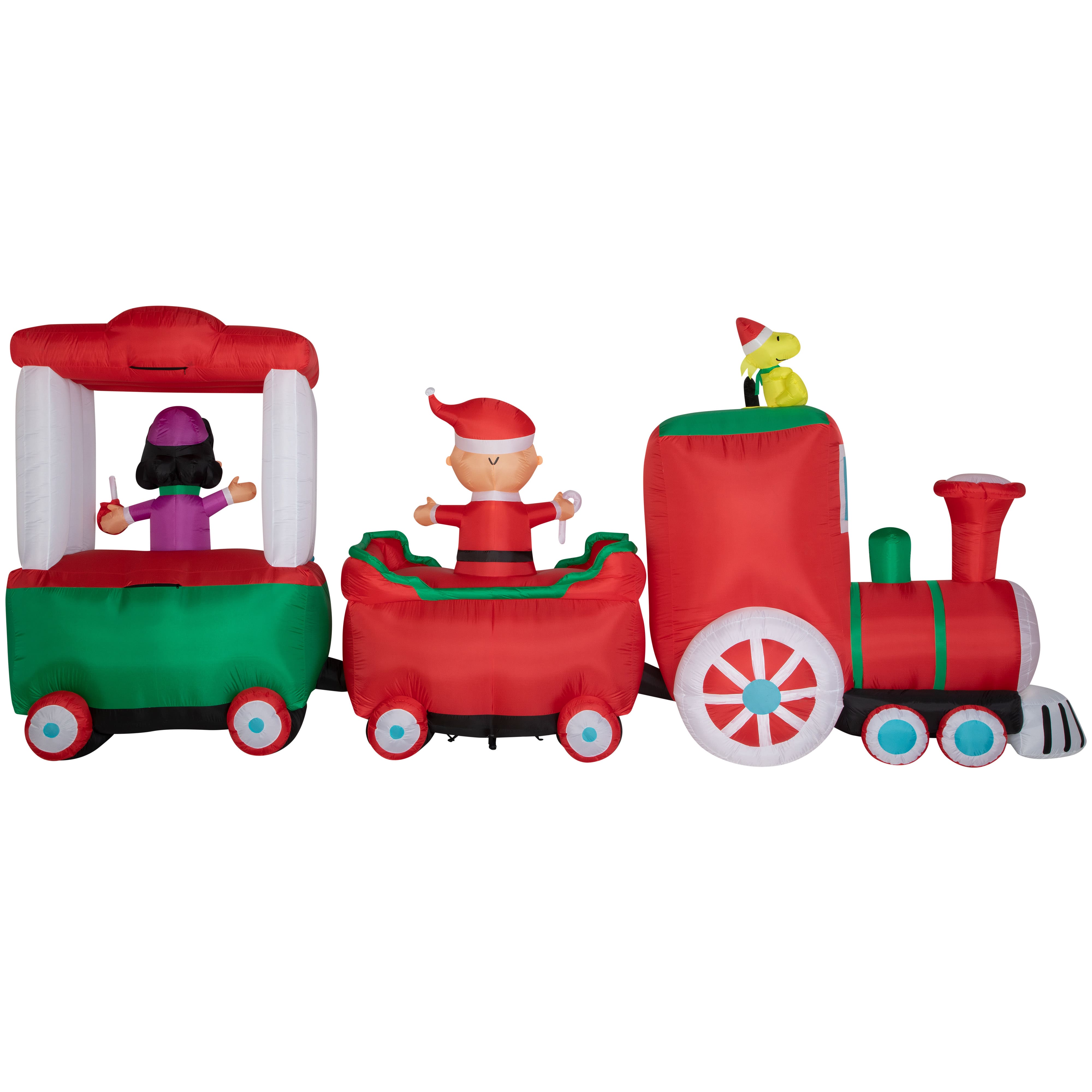 7.5ft. Airblown&#xAE; Inflatable Peanuts Christmas Train
