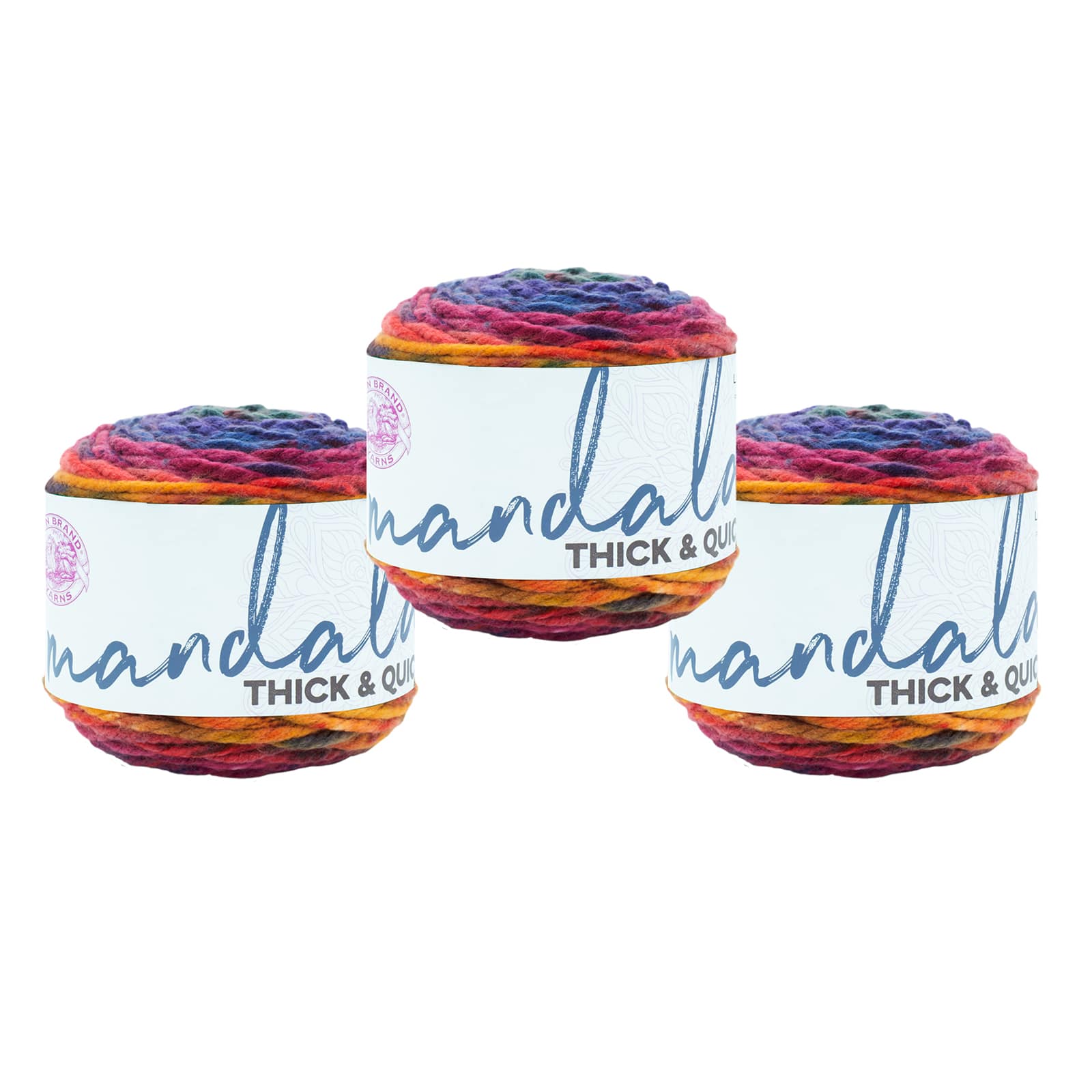 3 Pack Lion Brand® Mandala® Thick & Quick Yarn