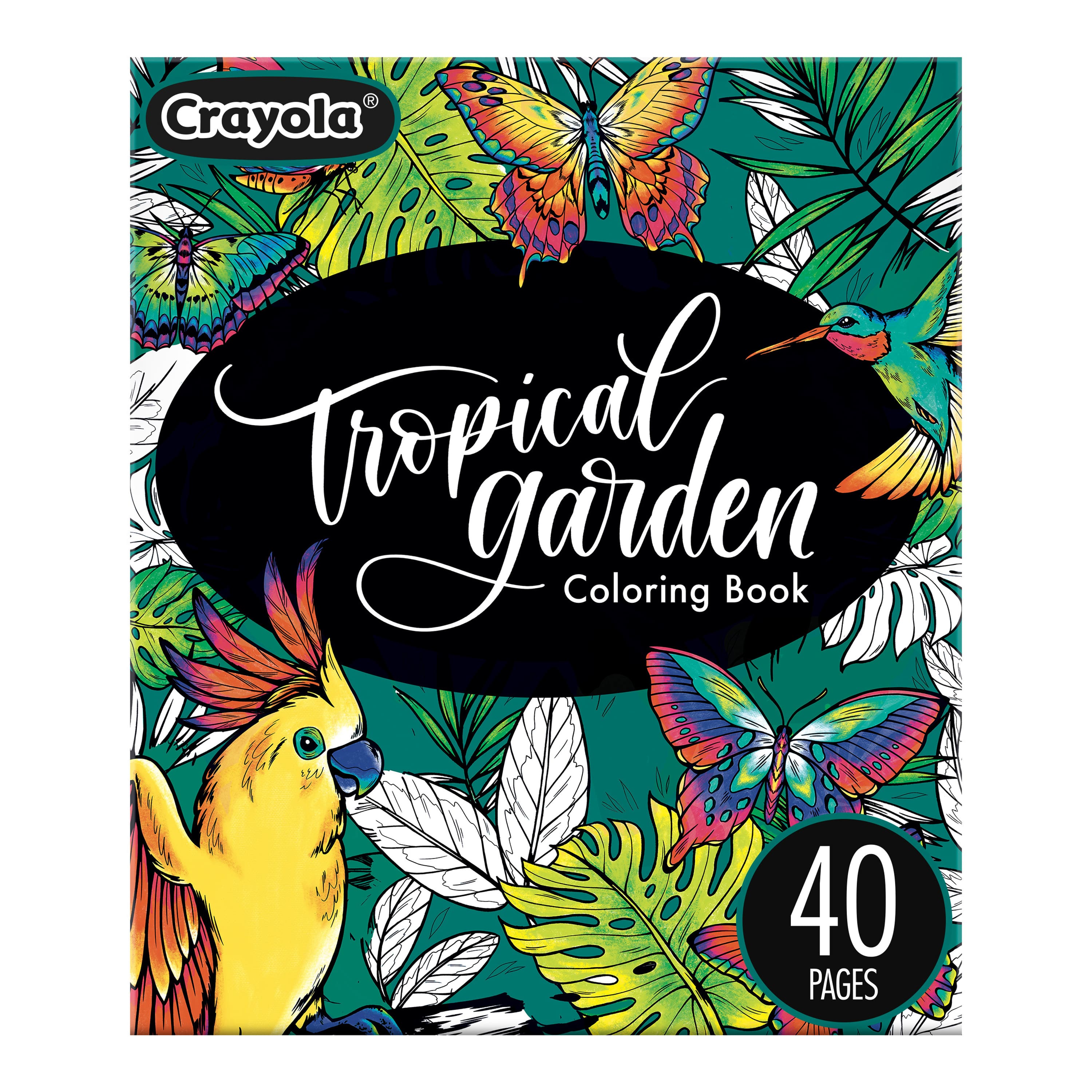 Crayola&#xAE; Topical Garden Coloring Book