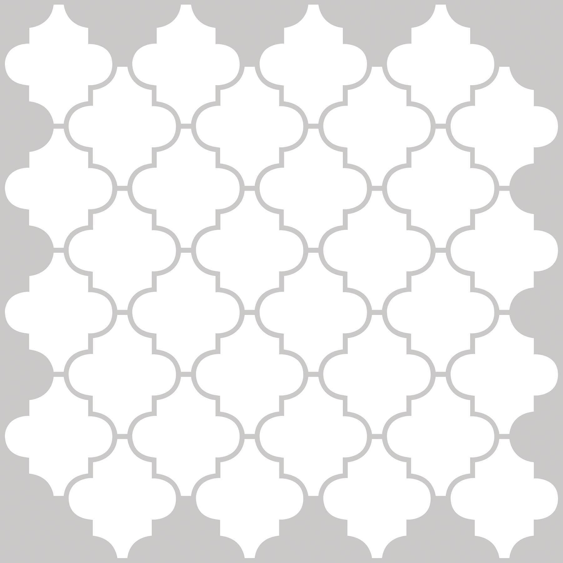 InHome Quatrefoil Peel & Stick Backsplash Tiles
