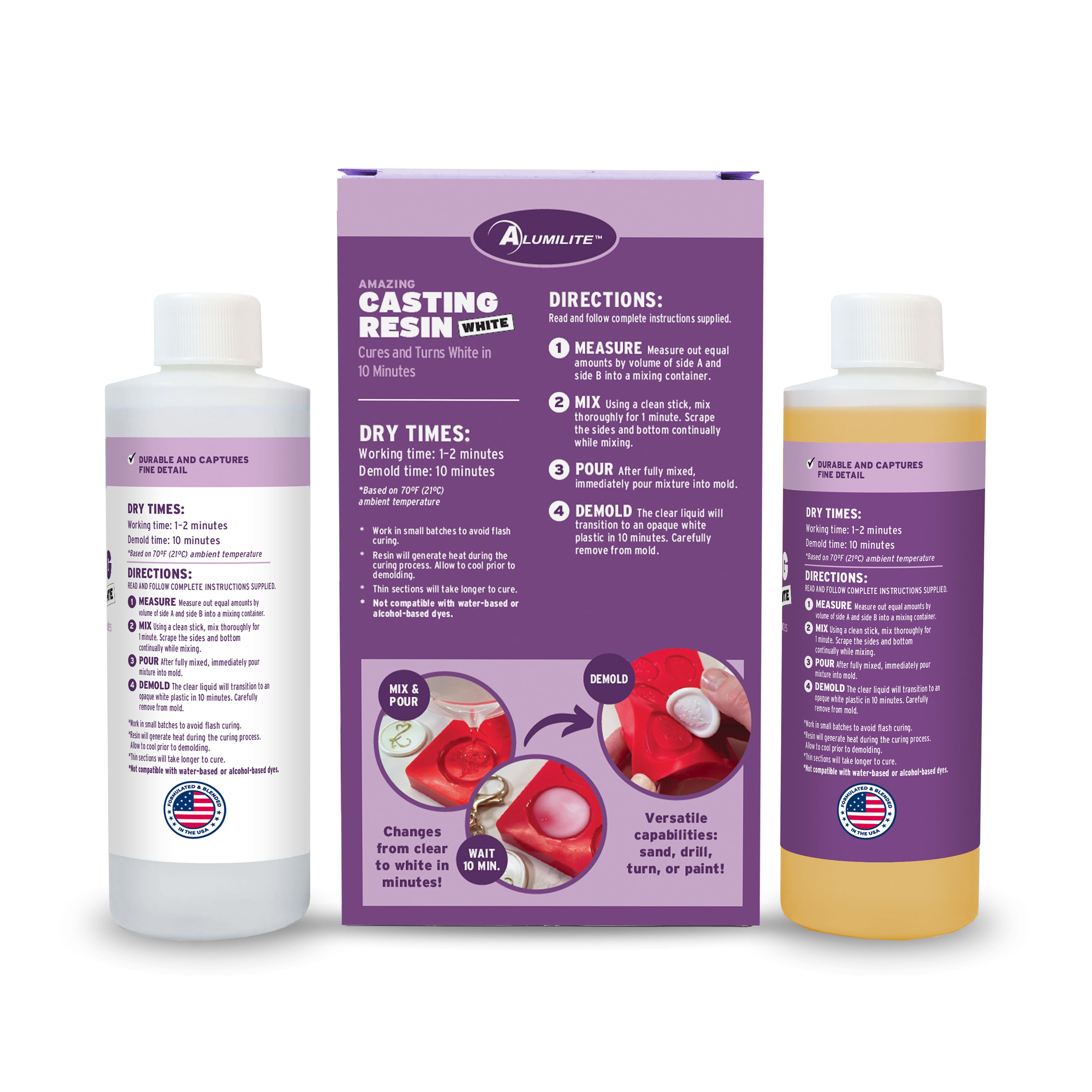 6 Pack: Alumilite™ 16oz. White Amazing Casting Resin