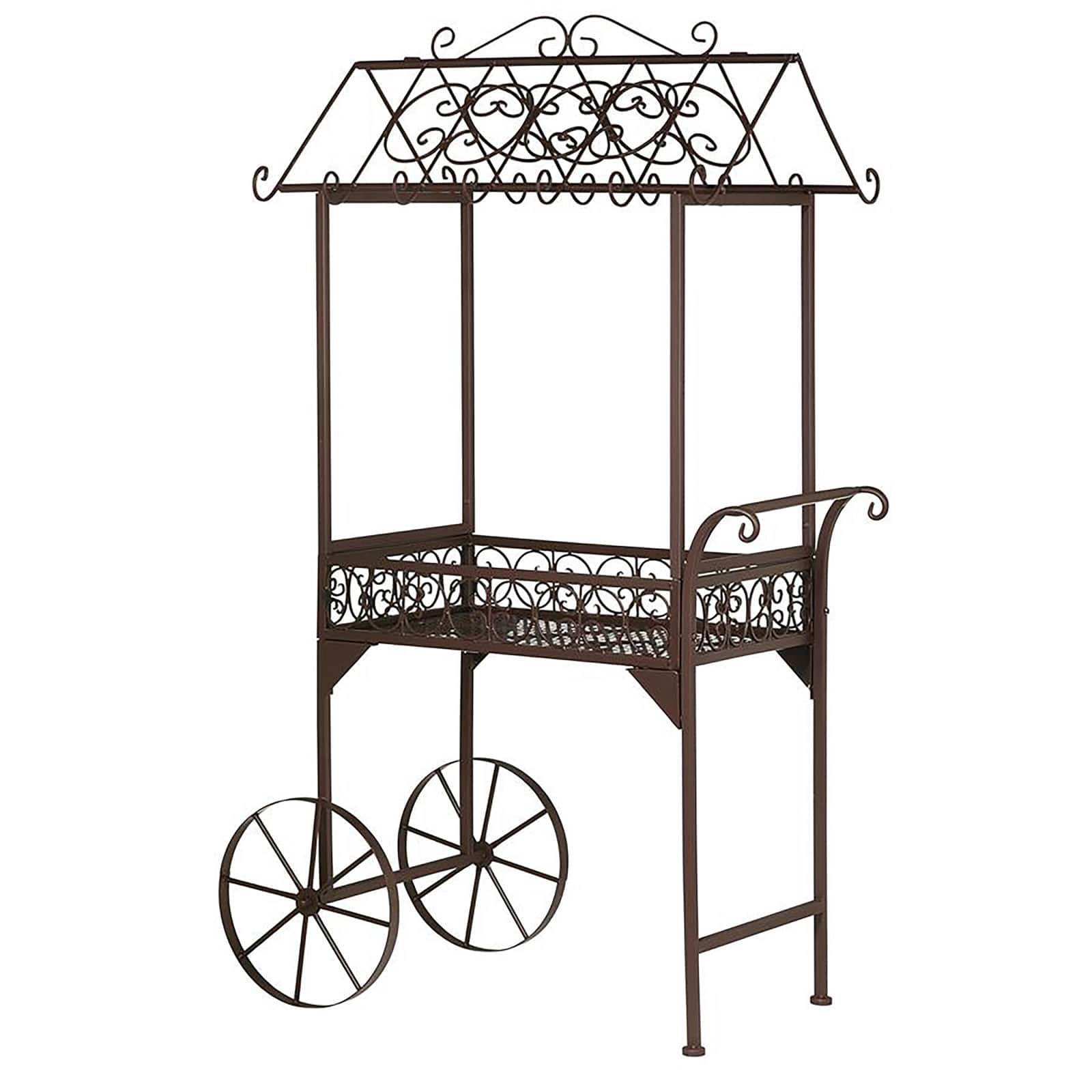 Design Toscana 56.5&#x22; Jardin a la Francaise Flower Pushcart