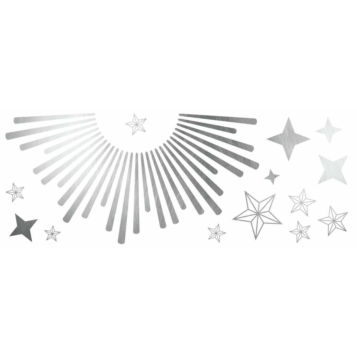 RoomMates Sunburst Peel & Stick Decals with Circle Mirror