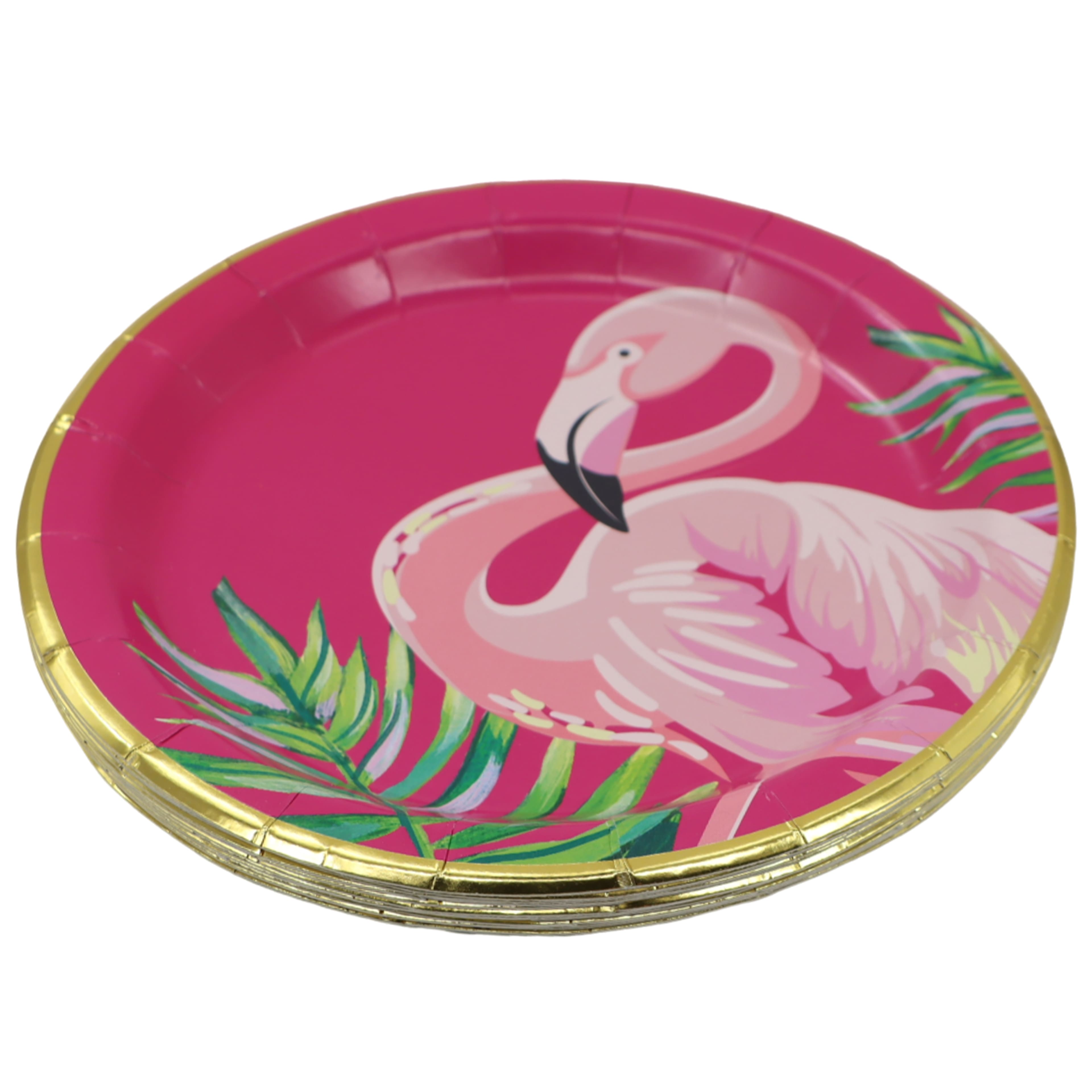 7&#x22; Flamingo Paper Plates, 12ct. by Ashland&#xAE;