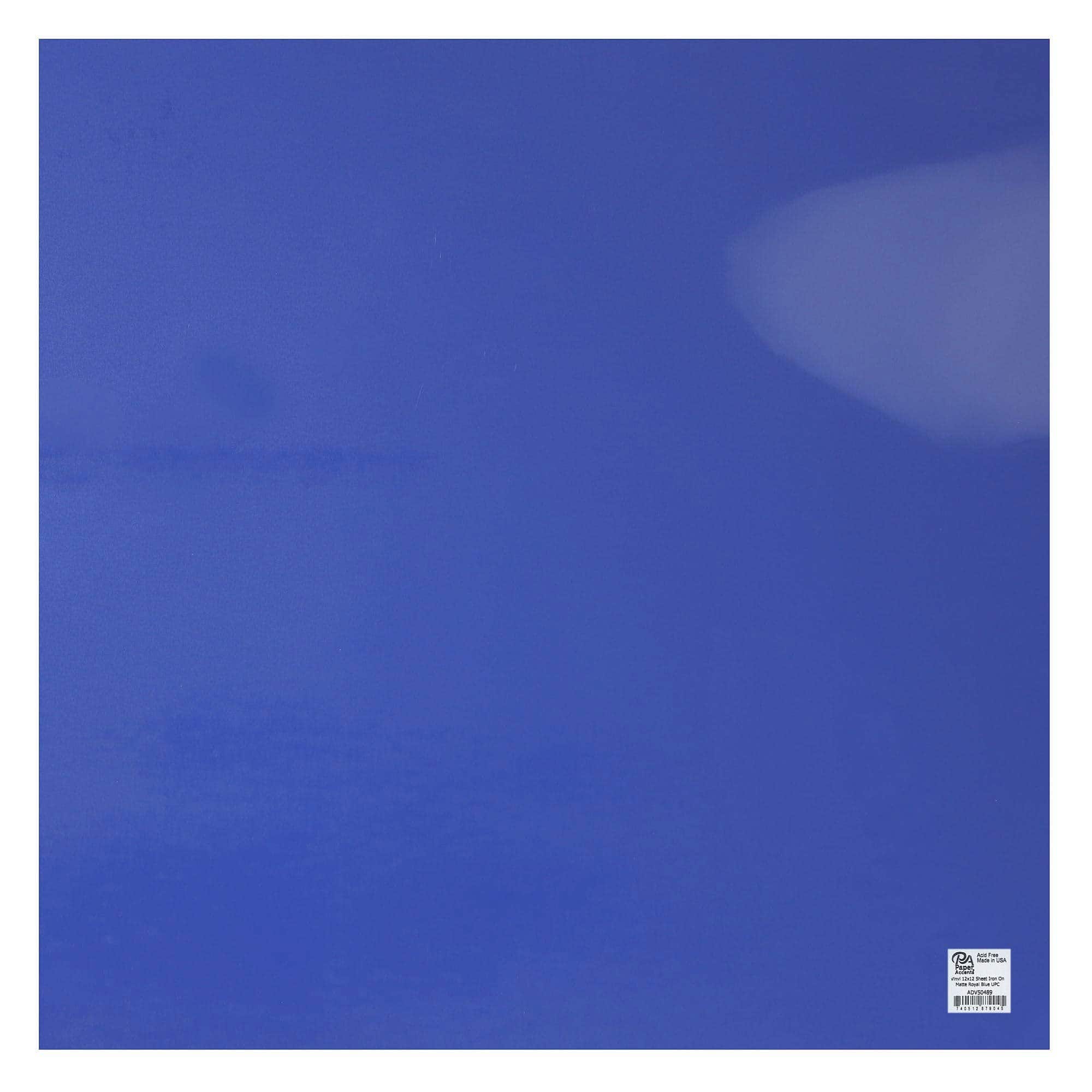 PA Vinyl Iron-On Matte Vinyl, 12 Sheets