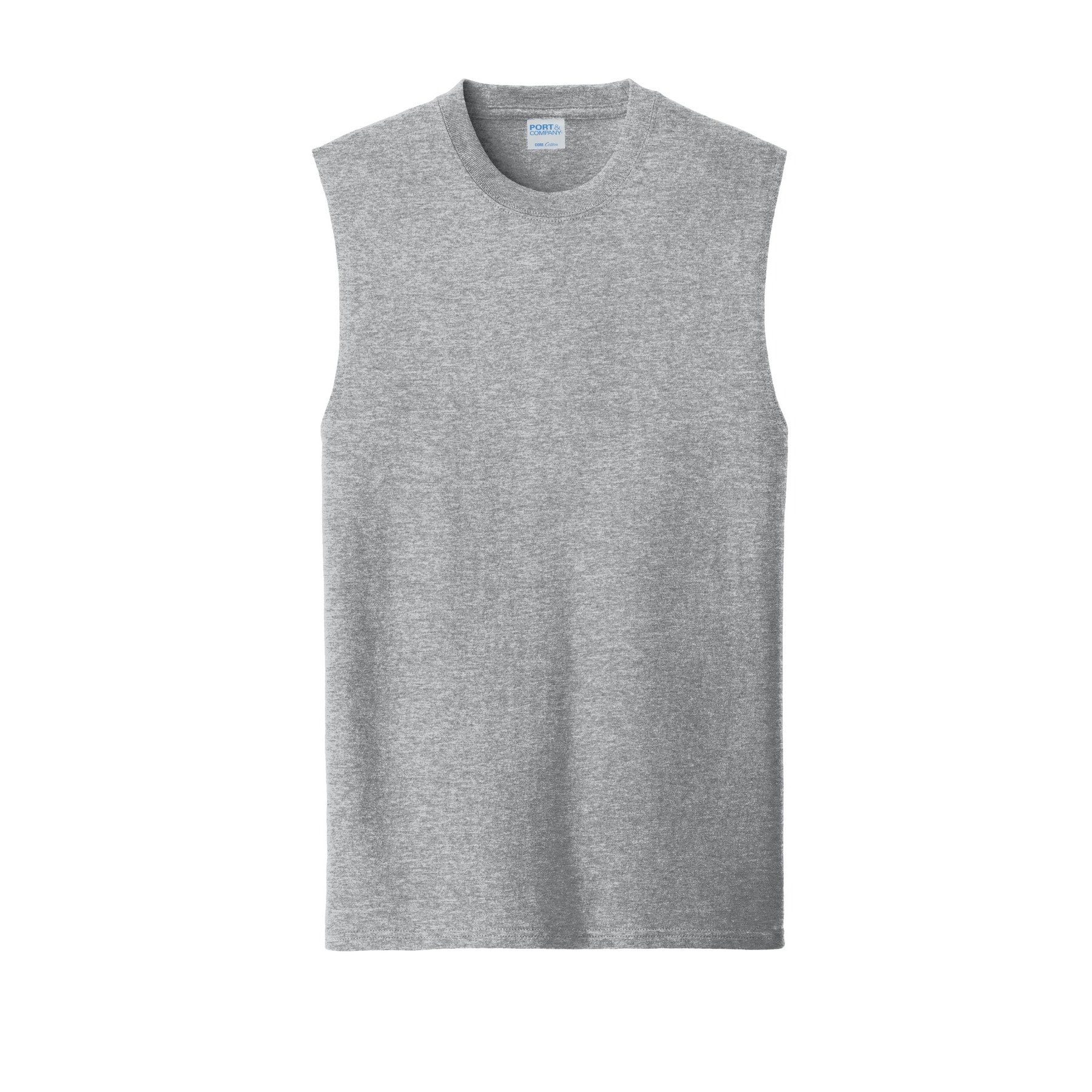 Port & Company® Men's Core Cotton Sleeveless T-Shirt