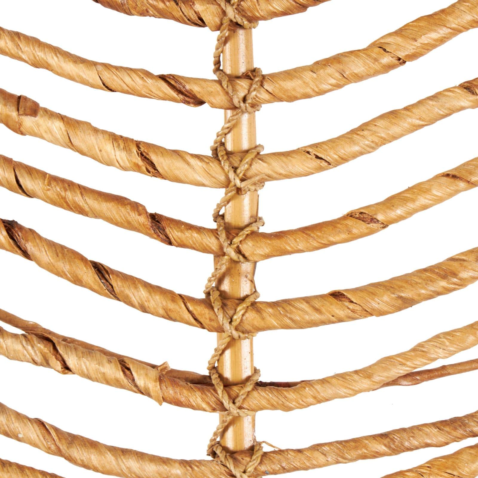 6.5ft. Light Brown Bamboo Palm Leaf Woven Foliage Set