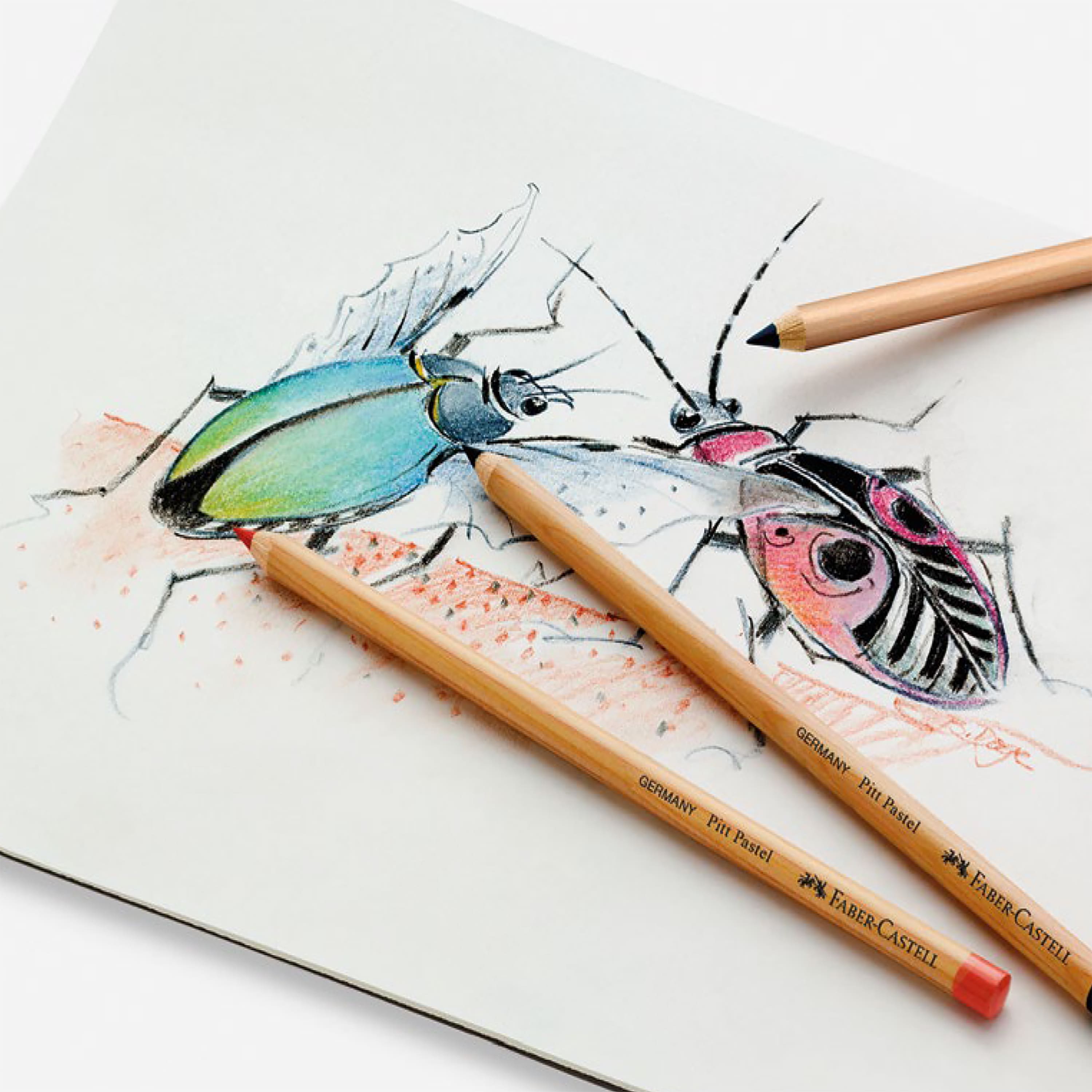Faber-Castell Pitt 24 Color Pastel Pencil Set