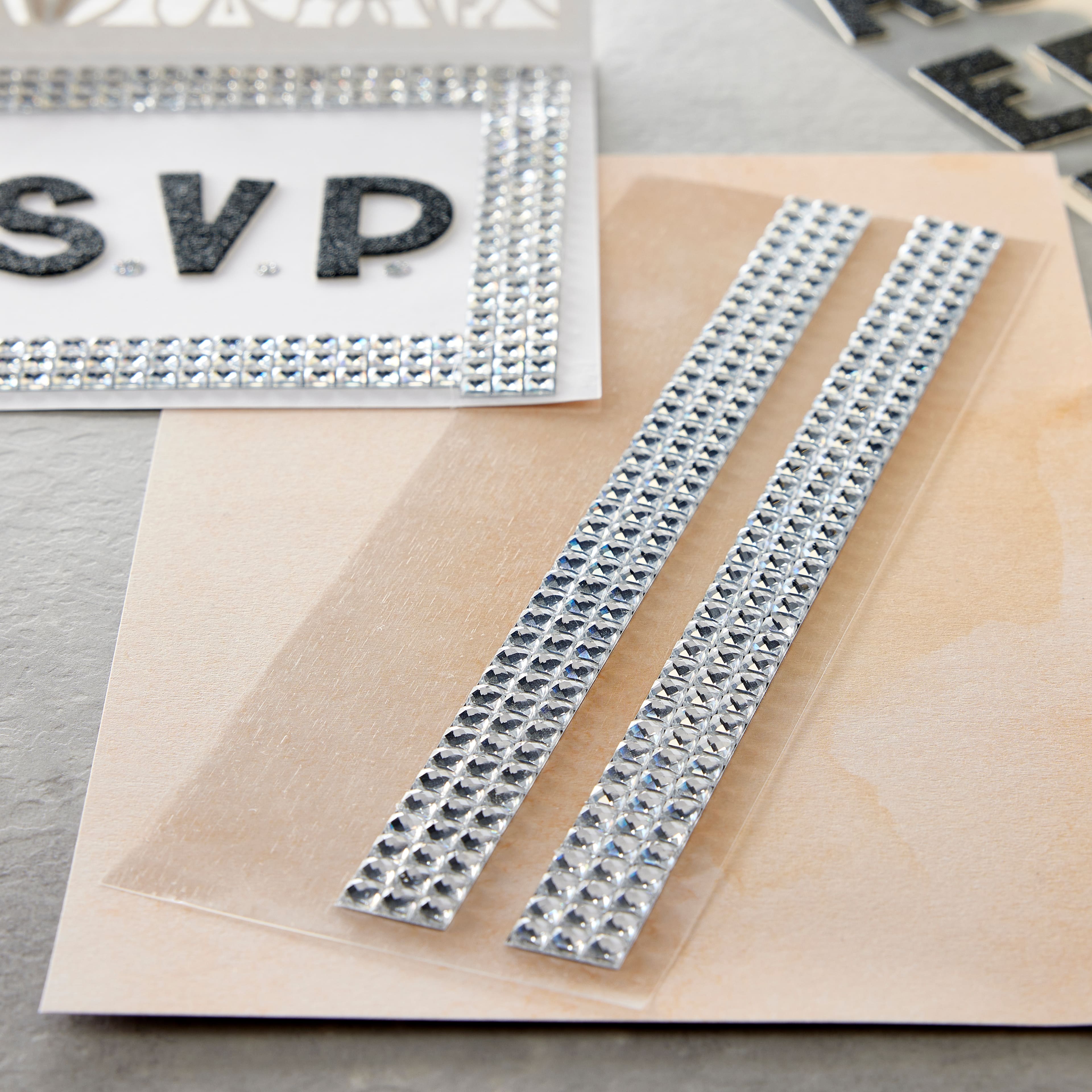 12 Packs: 3 ct. (36 total) Rhinestone Borders by Recollections™