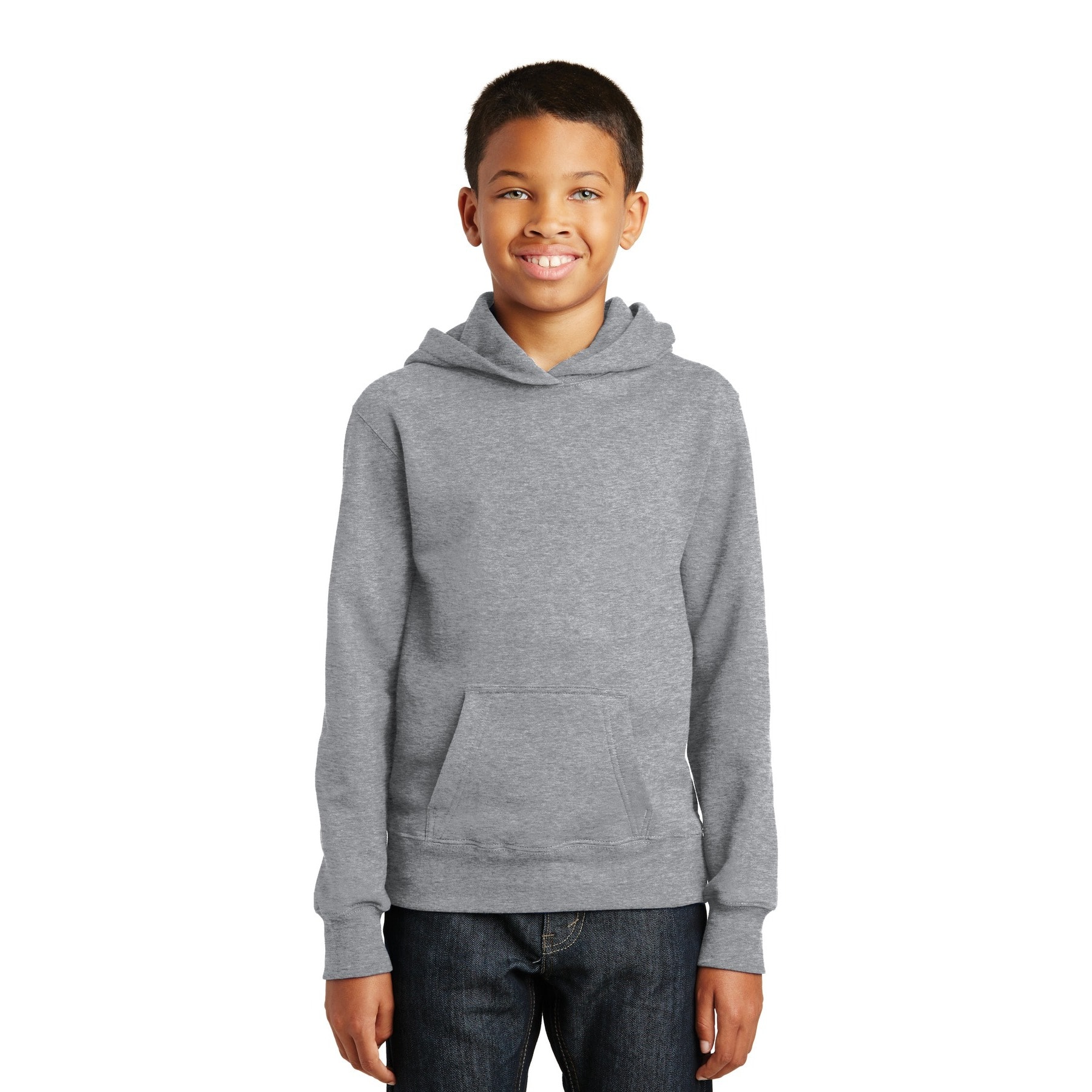 Port & Company® Fan Favorite Youth Fleece Pullover Hooded Sweatshirt