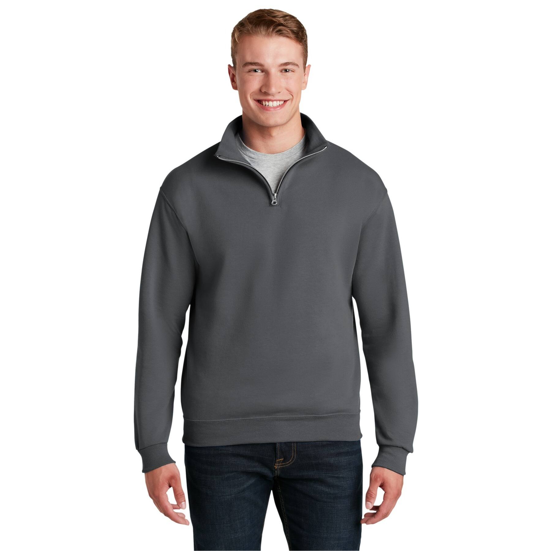 JERZEES® NuBlend® 1/4-Zip Cadet Collar Sweatshirt
