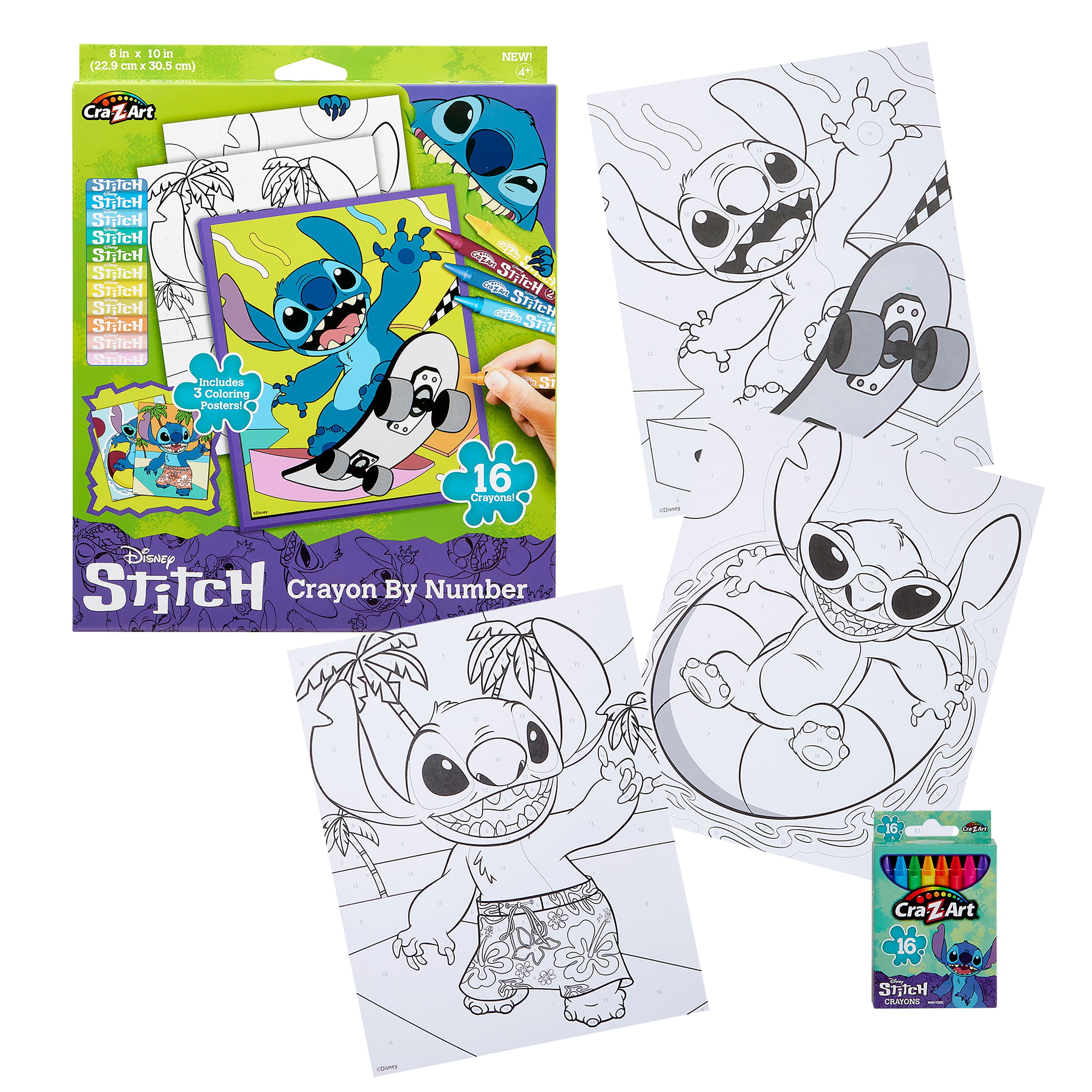 Cra-Z-Art&#xAE; Disney&#xAE; Stitch Crayon by Number