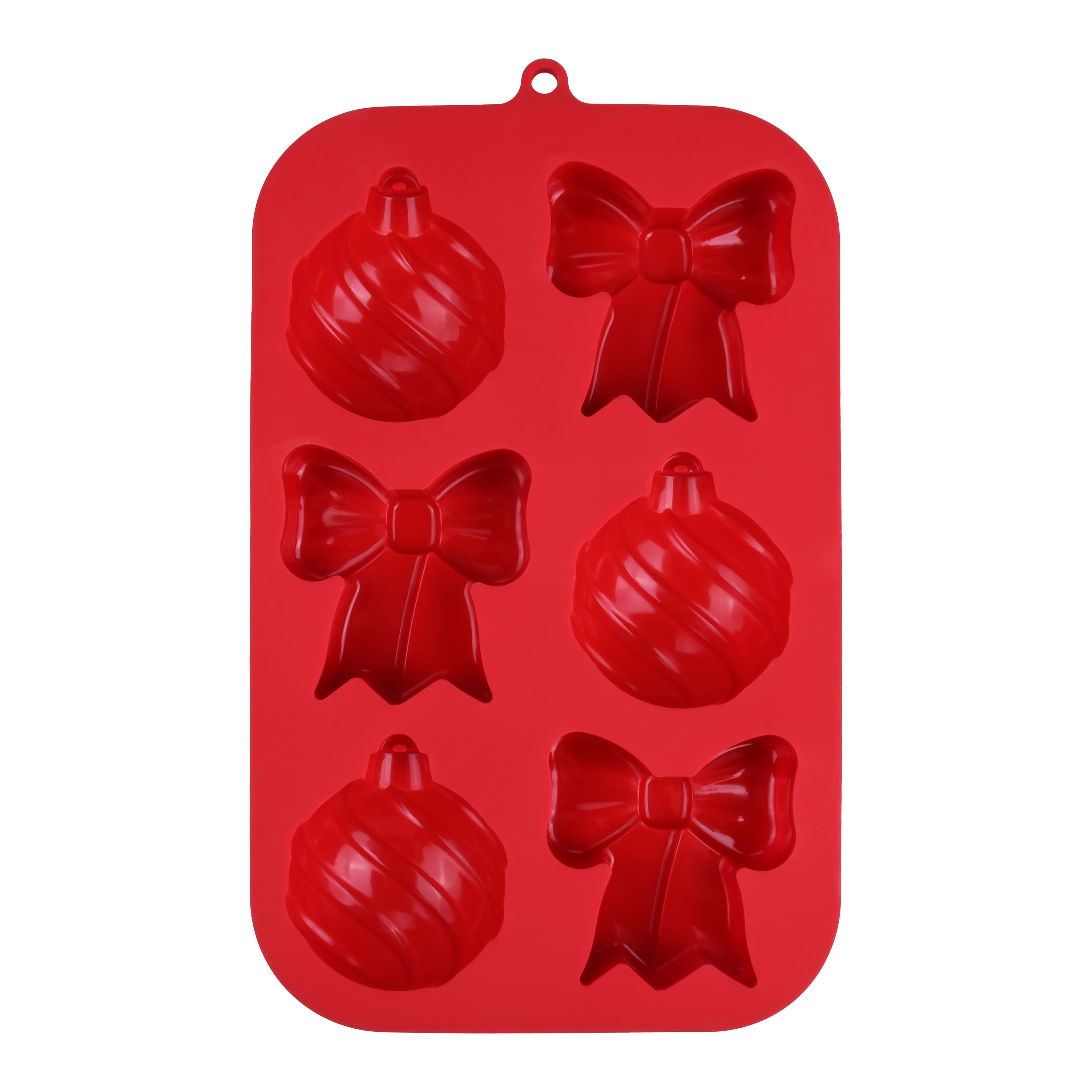 Bows &#x26; Ornaments Silicone Treat Mold by Makery&#x2122;