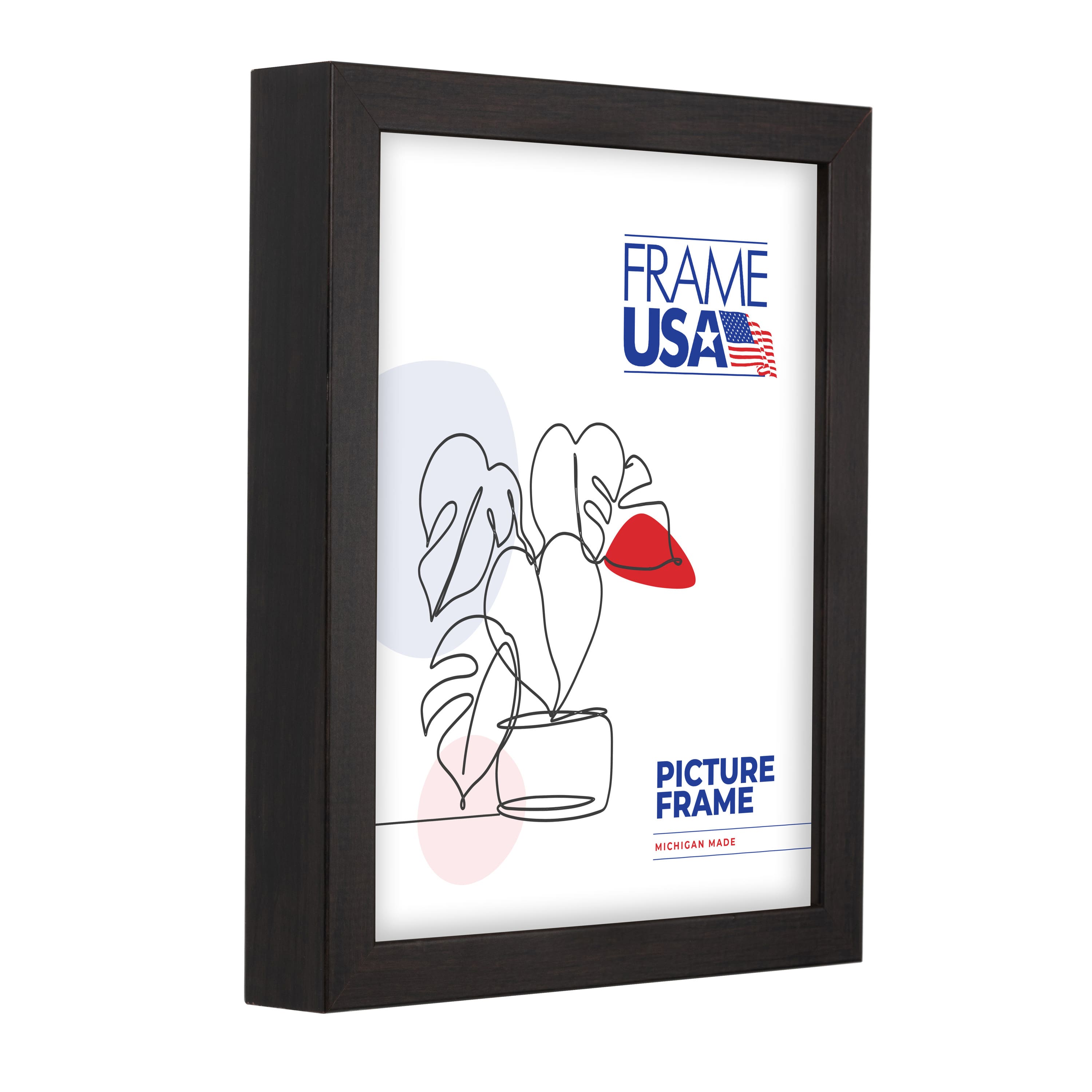 Frame USA TRUE Depth Brown Single Image Picture Frame
