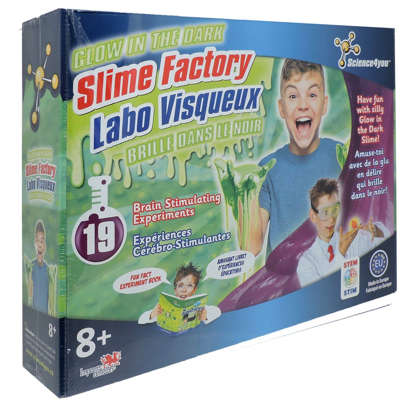 Science4you Slime Factory Glow In The Dark Experiment Kit