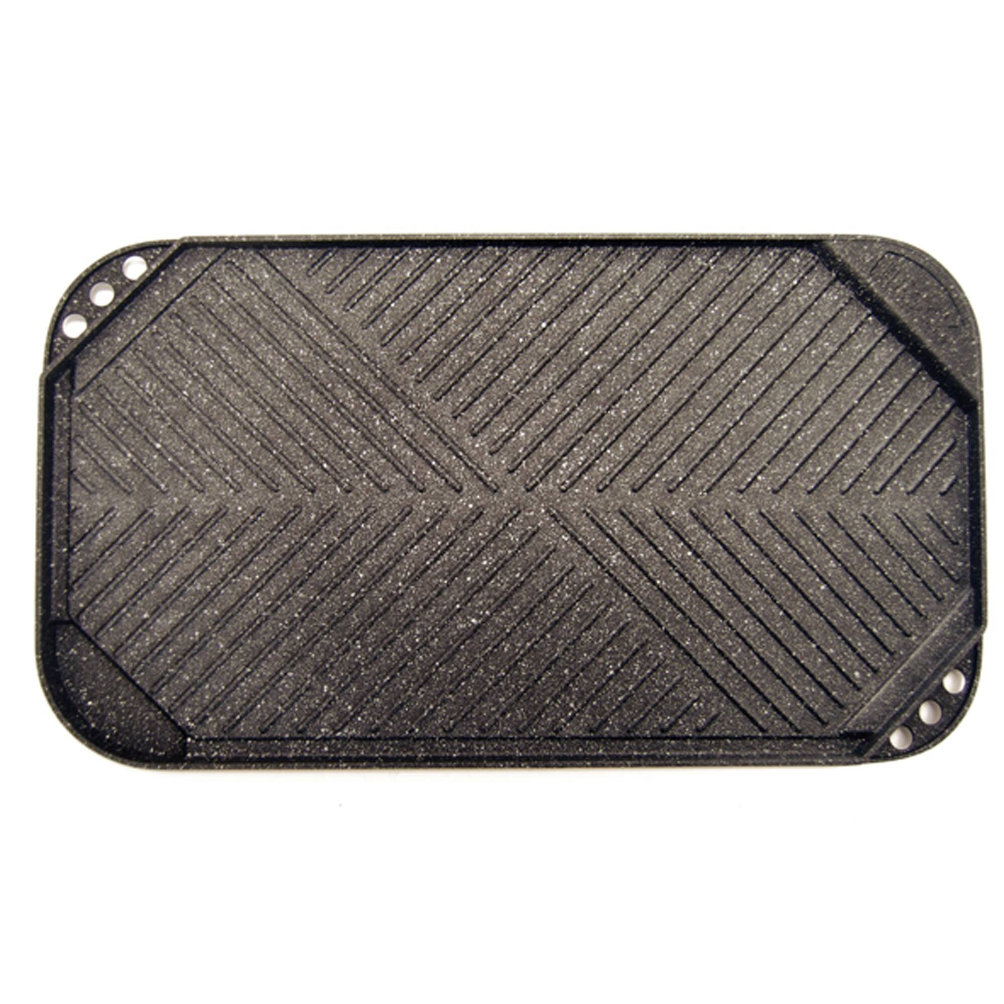 THE ROCK by Starfrit 10.6&#x22; x 19.5&#x22; Reversible Grill Griddle