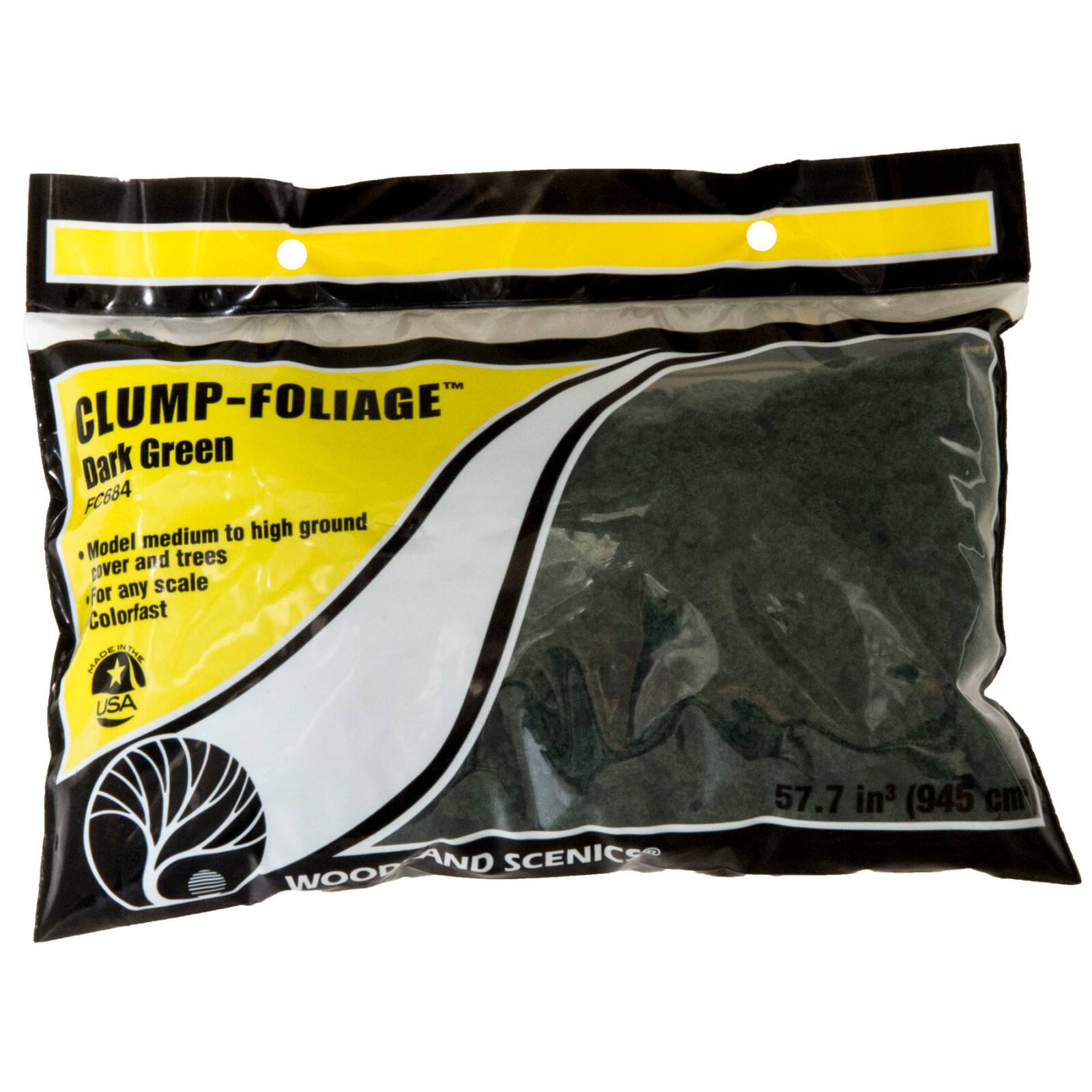 Woodland Scenics® Clump-Foliage™, Dark Green