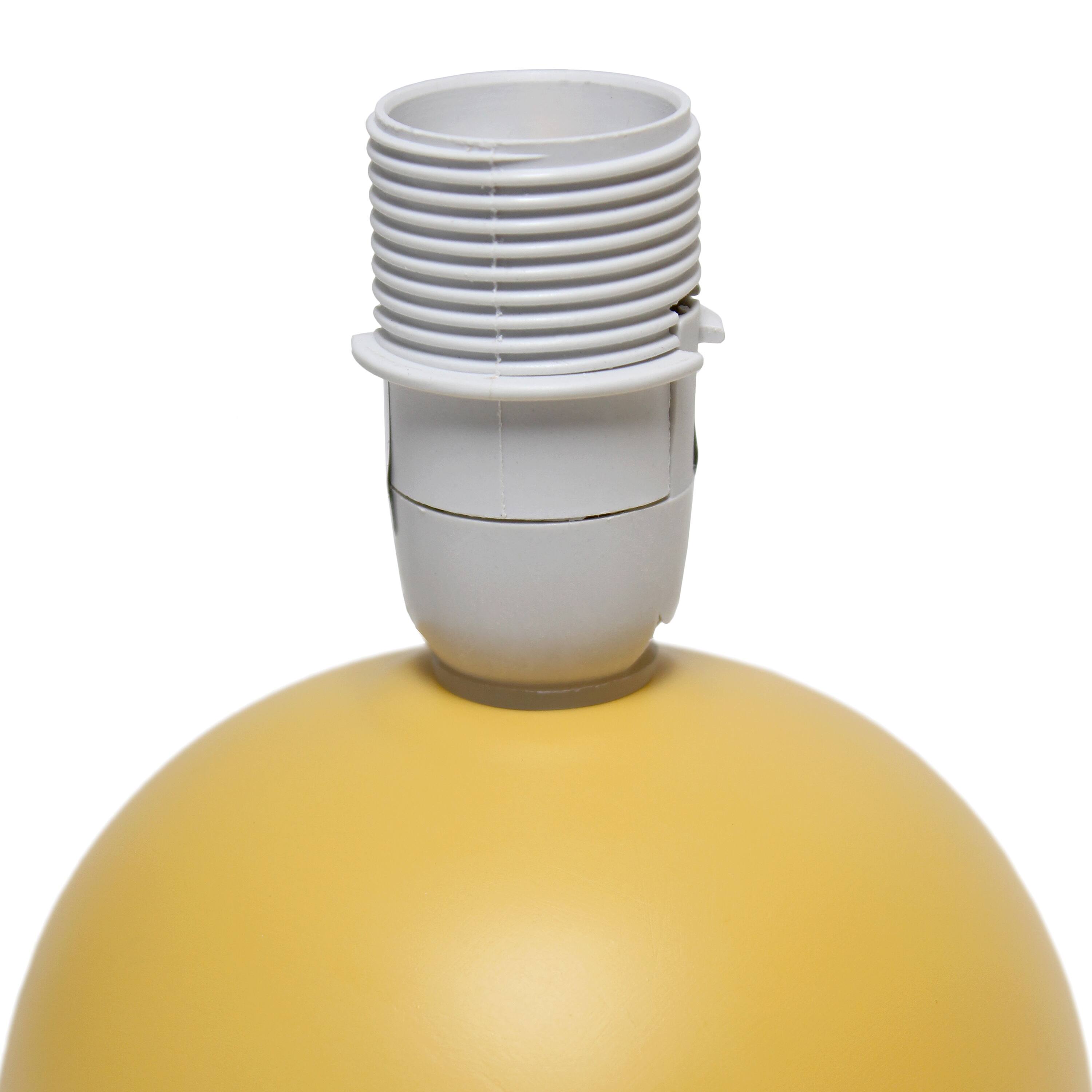 Creekwood Home Nauru 8.5&#x22; Ceramic Orb Base Table Lamp