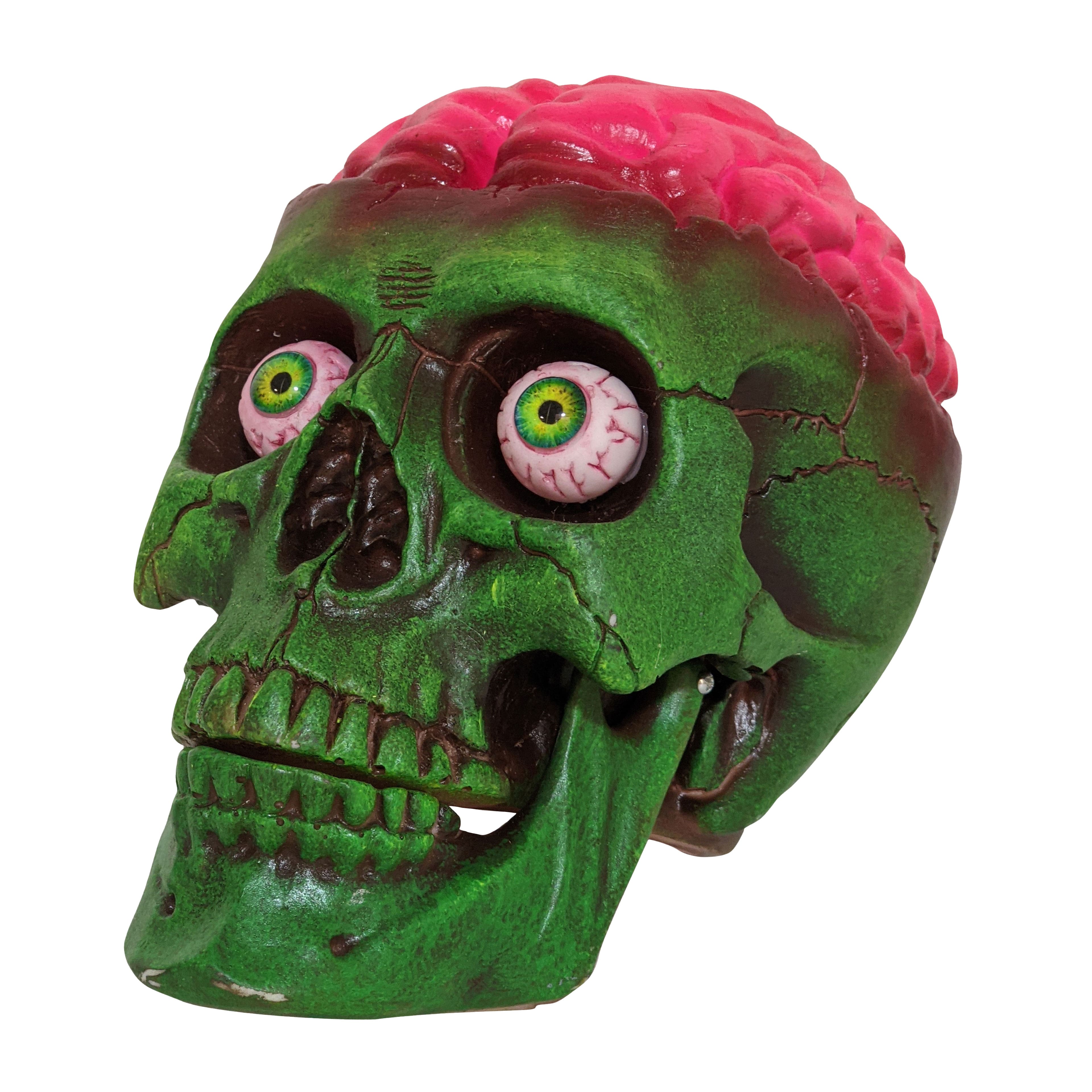 6" Green Skull Décor by Ashland®
