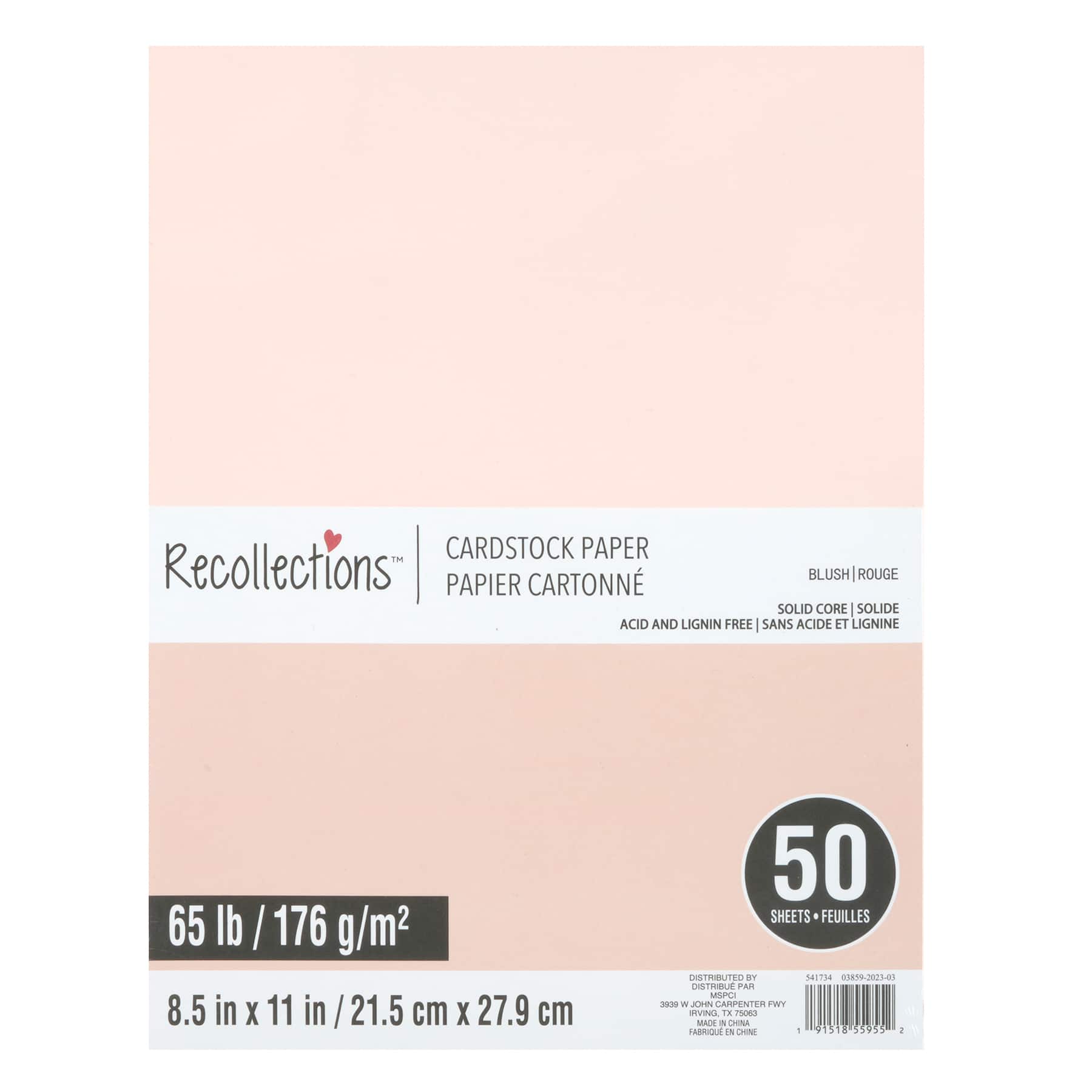 12 Packs: 50 ct. (600 total) 8.5" x 11" Cardstock Paper by Recollections™