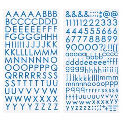 Glitter Block Alphabet Stickers by Recollections™ image