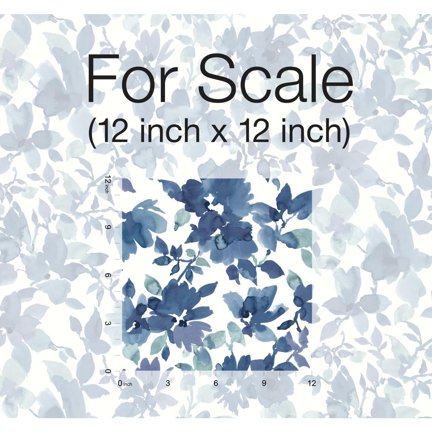 RoomMates Watercolor Floral Peel &#x26; Stick Wallpaper