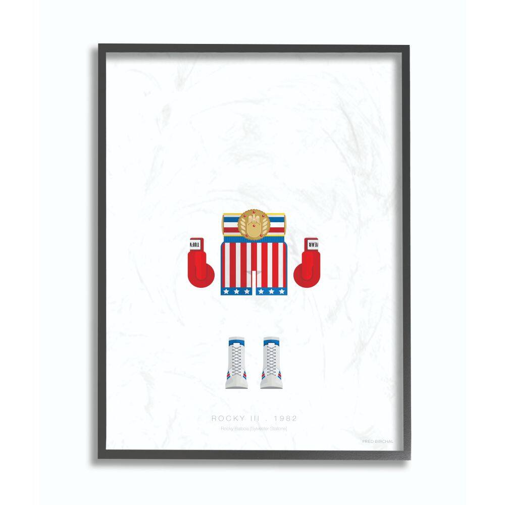 Stupell Industries Rocky Wall Art in Black Frame